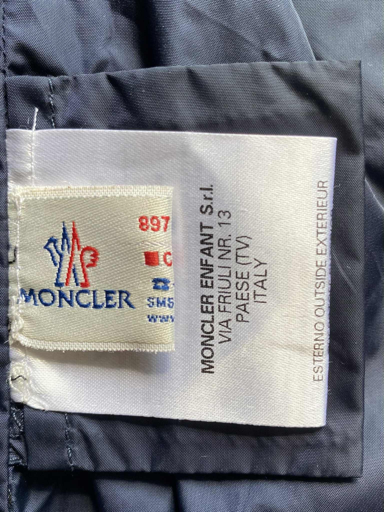Moncler Kids Moncler Light Jacket Junior WIndbreaker Bomber Navy Size US XS / EU 42 / 0 - 7 Thumbnail