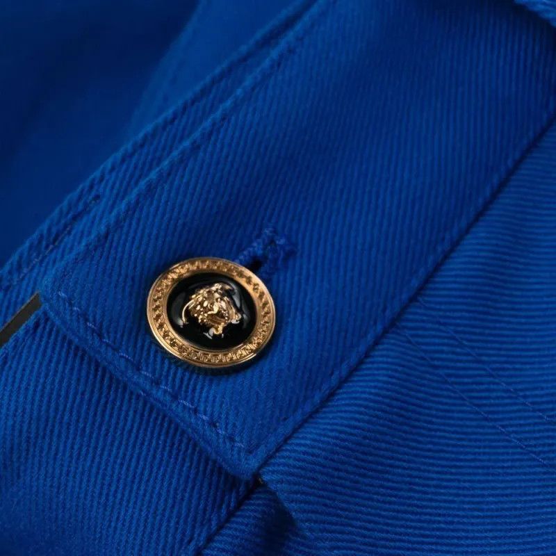 Versace o1y0425 Cargo Pant in Blue Size US 28 / EU 44 - 2 Thumbnail