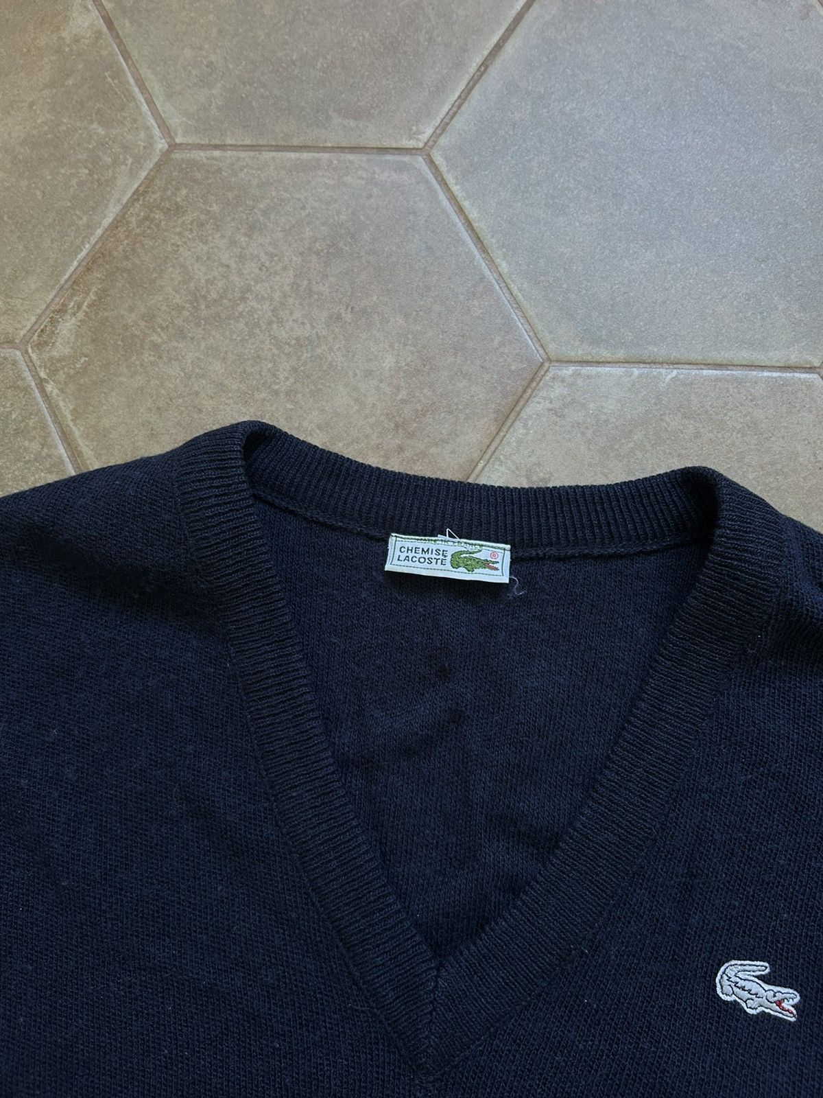 Japanese Brand × Lacoste VINTAGE LACOSTE KNIT SWEATER RARE wool Size US L / EU 52-54 / 3 - 4 Thumbnail