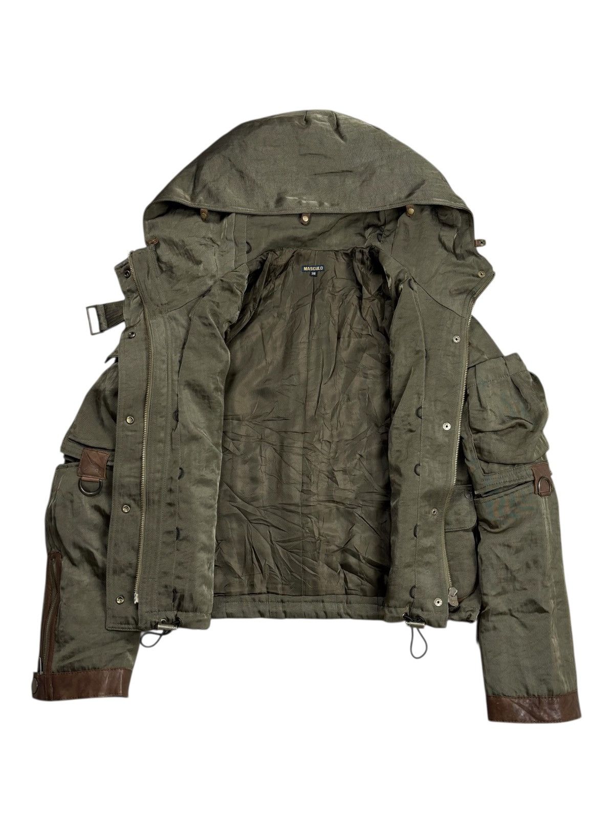 Le Grande Bleu (L.G.B.) 2000s Masculo - Apocalypse Style Cargo Jacket Size US M / EU 48-50 / 2 - 2 Thumbnail