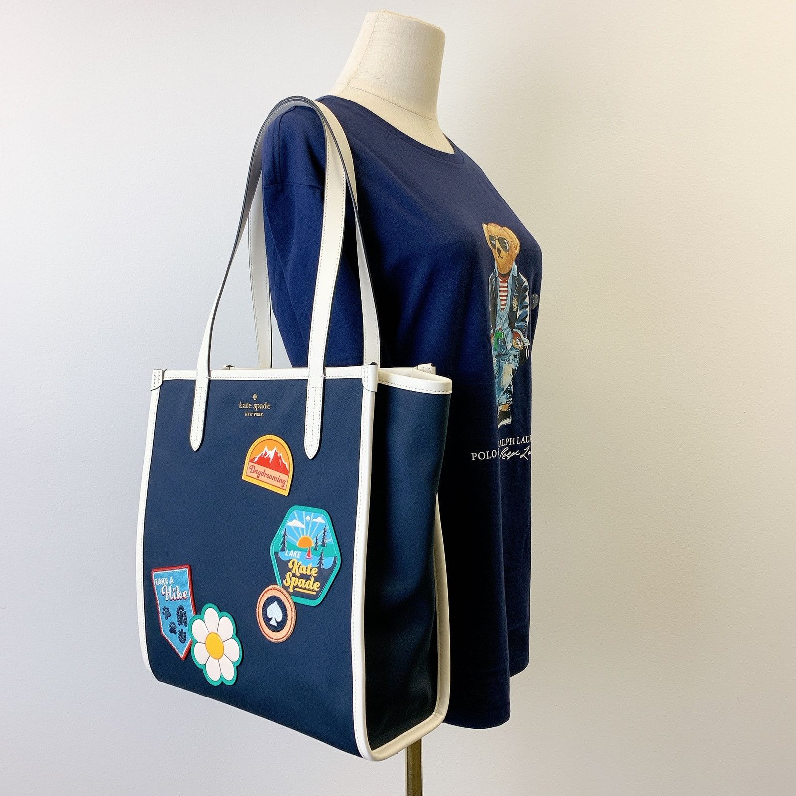 Kate Spade kate spade KG744 Day Tripper Tote IN Blazer Blue Multi Size ONE SIZE - 4 Thumbnail