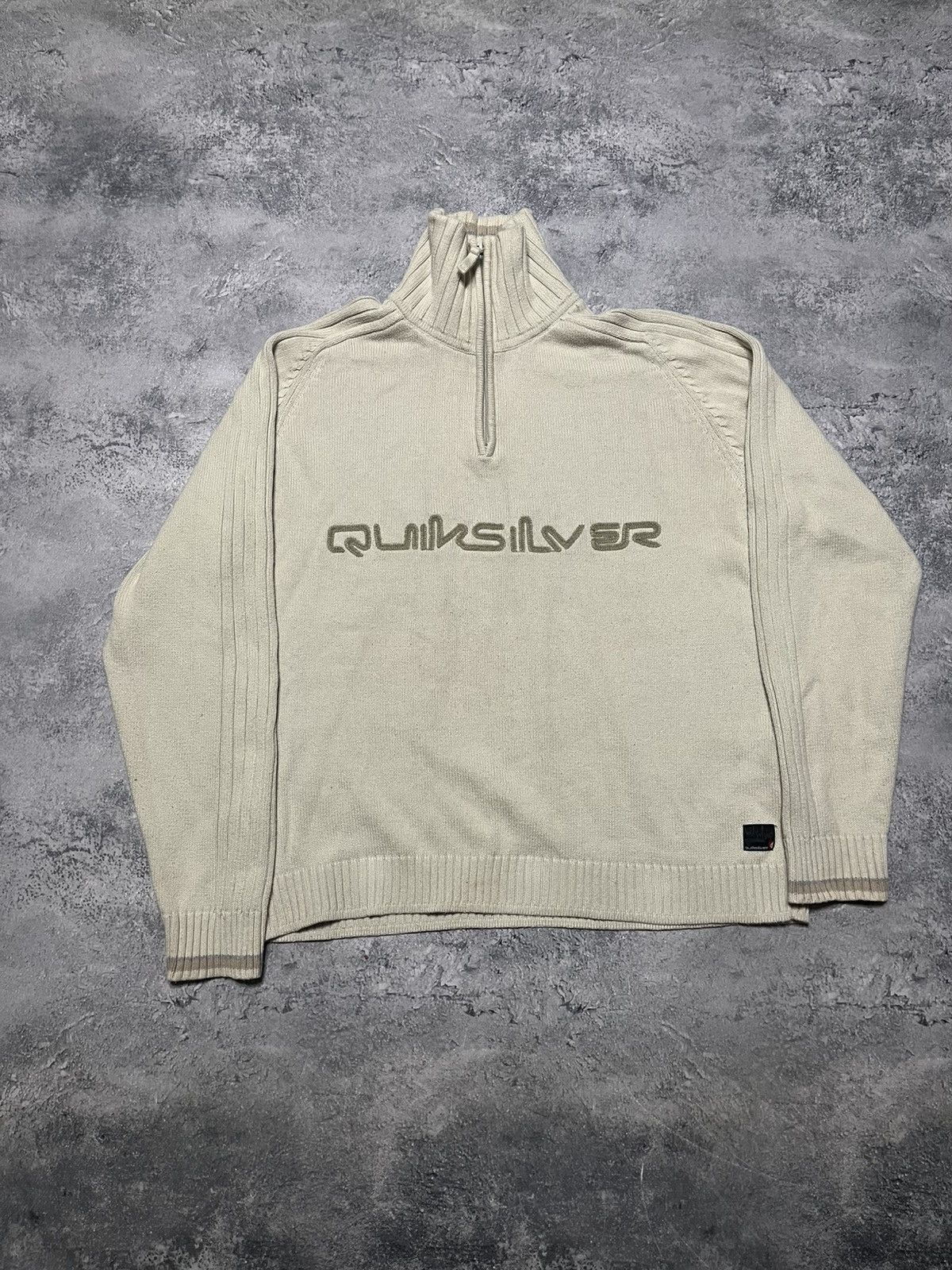 Quiksilver Quiksilver Vintage Sweater Y2K Awant-garde Size US L / EU 52-54 / 3 - 1 Thumbnail