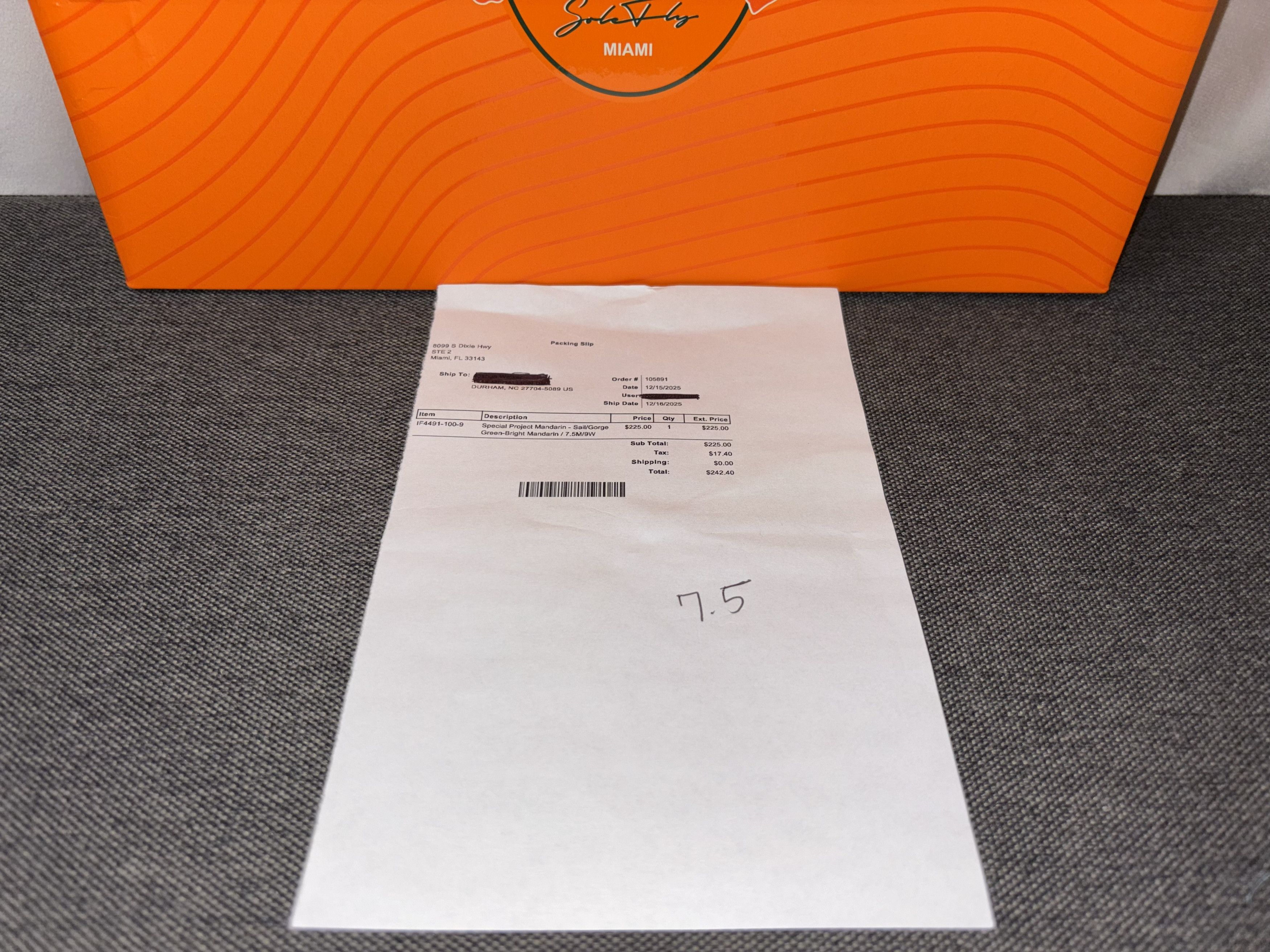 Jordan Brand Nike Air Jordan 3 Retro OG SP SoleFly Miami 7.5 IF4491-100 Size US 7.5 / EU 40-41 - 23 Thumbnail