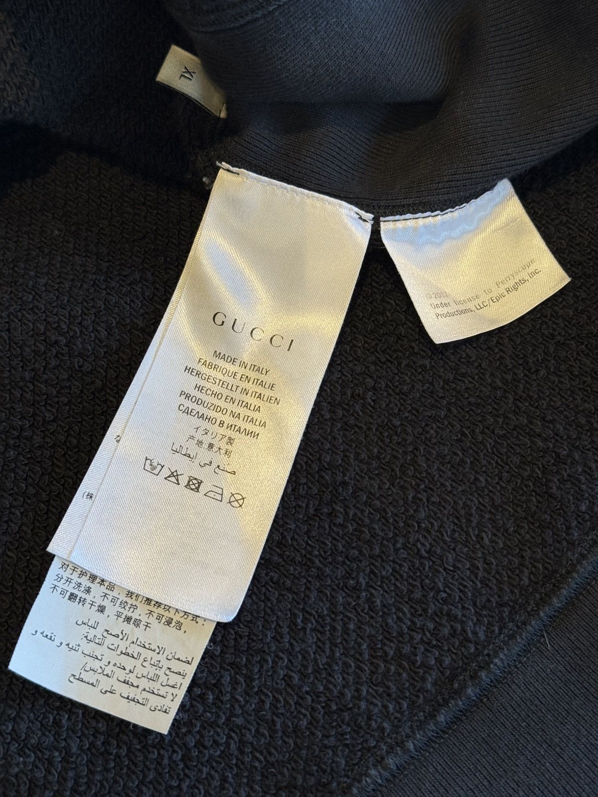 Gucci Gucci ACDC “Blow up Your Video” Sweatshirt Size US XL / EU 56 / 4 - 4 Thumbnail