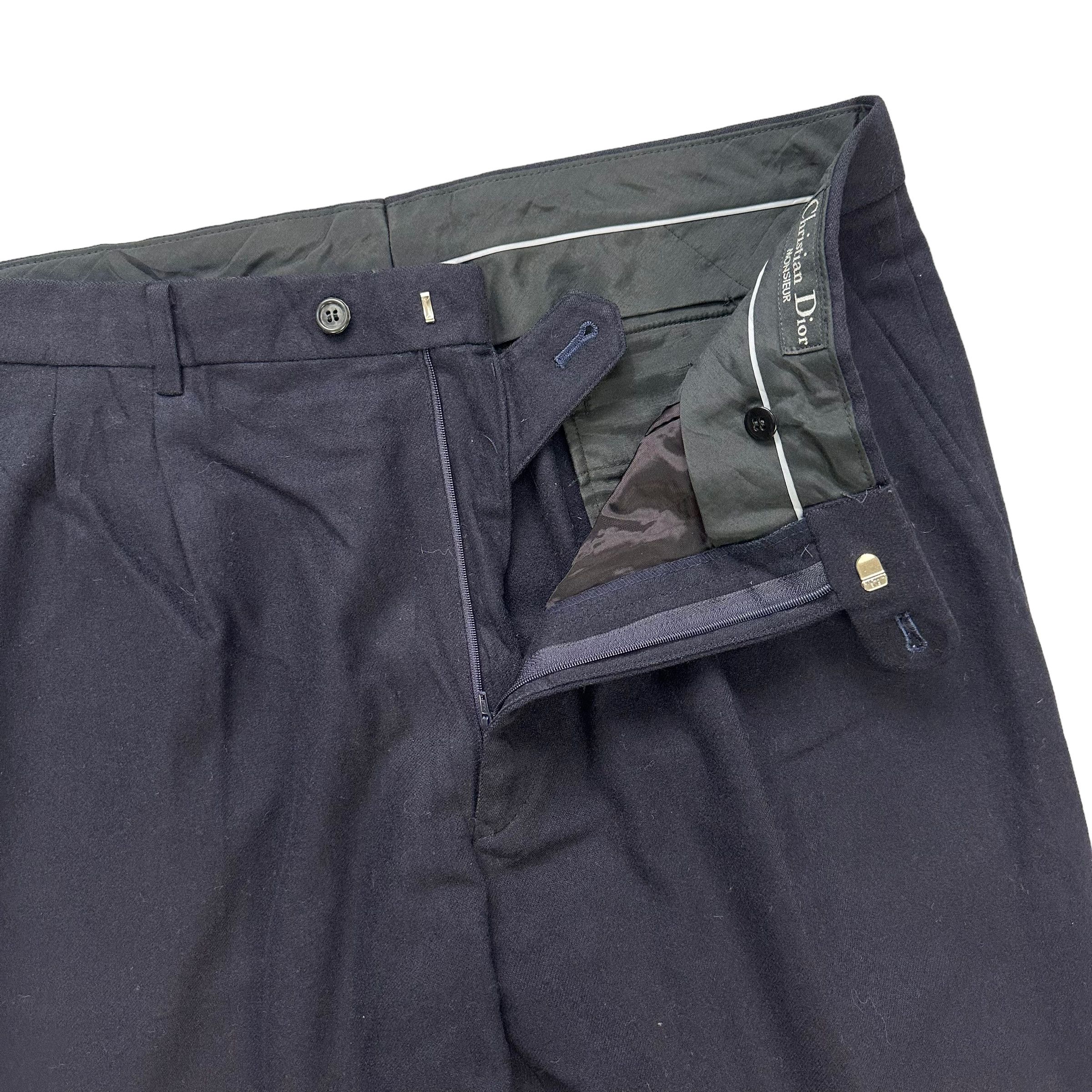 Christian Dior Monsieur CHRISTIAN DIOR MONSIEUR WOOL TROUSERS #8009-71 Size US 35 - 4 Thumbnail
