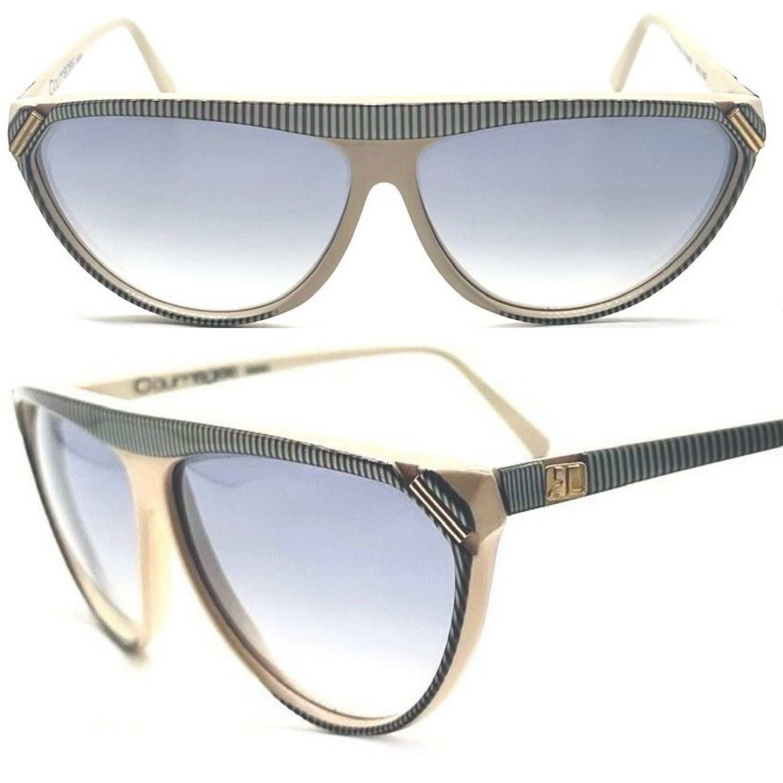 Courreges Courreges 8516 A32 flat top sunglasses made in France, 80s Size ONE SIZE - 1 Thumbnail
