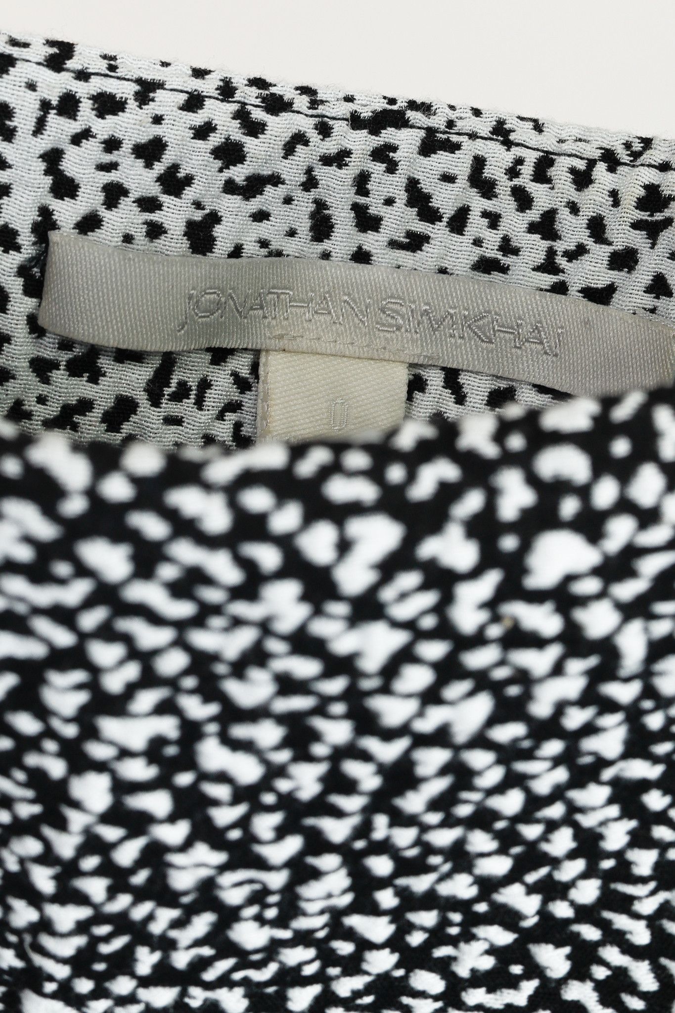 Jonathan Simkhai Jonathan Simkhai PF/15 Speckled Jacquard Asymmetrical Skirt Size 25" / US 0 / IT 36 - 4 Thumbnail