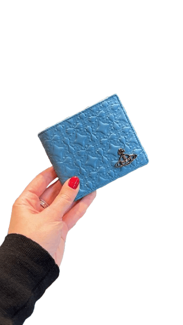 Vivienne Westwood o1f1d3z0426 Size: OS / Embossed Wallet in Blue Size ONE SIZE - 1 Preview
