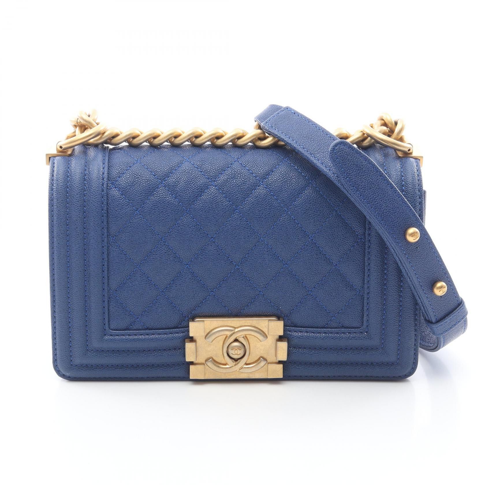 Chanel Chanel CHANEL Boy Chanel Caviar Skin Shoulder Bag Leather Shoulder Bag A67085 DUTY FREE for USA Size ONE SIZE - 1 Thumbnail