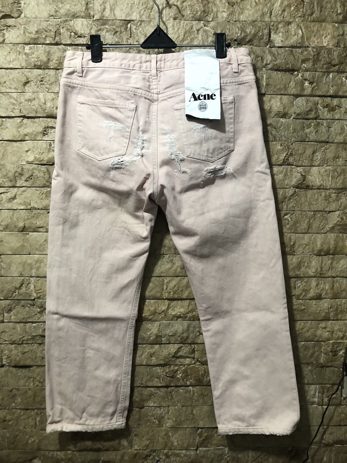 Acne Studios Pop Pink Trash Jeans Size 25" / US 0 / IT 36 - 4 Thumbnail