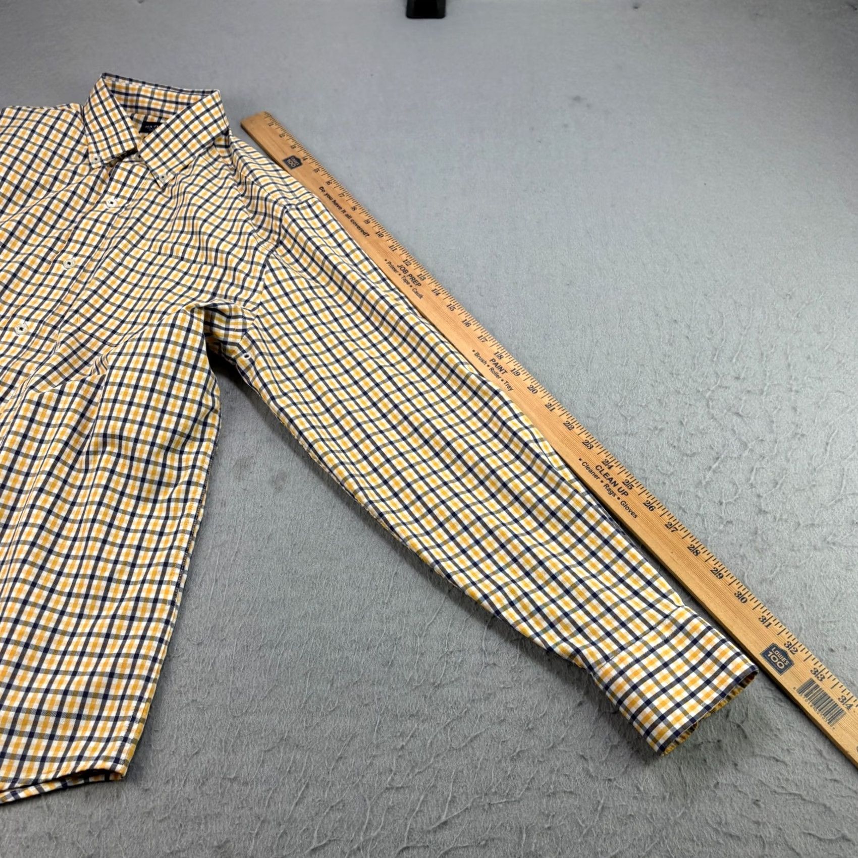 Southern Tide Southern Tide Shirt Mens M Yellow Plaid Intercoastal Button Down Stretch Size US M / EU 48-50 / 2 - 6 Thumbnail