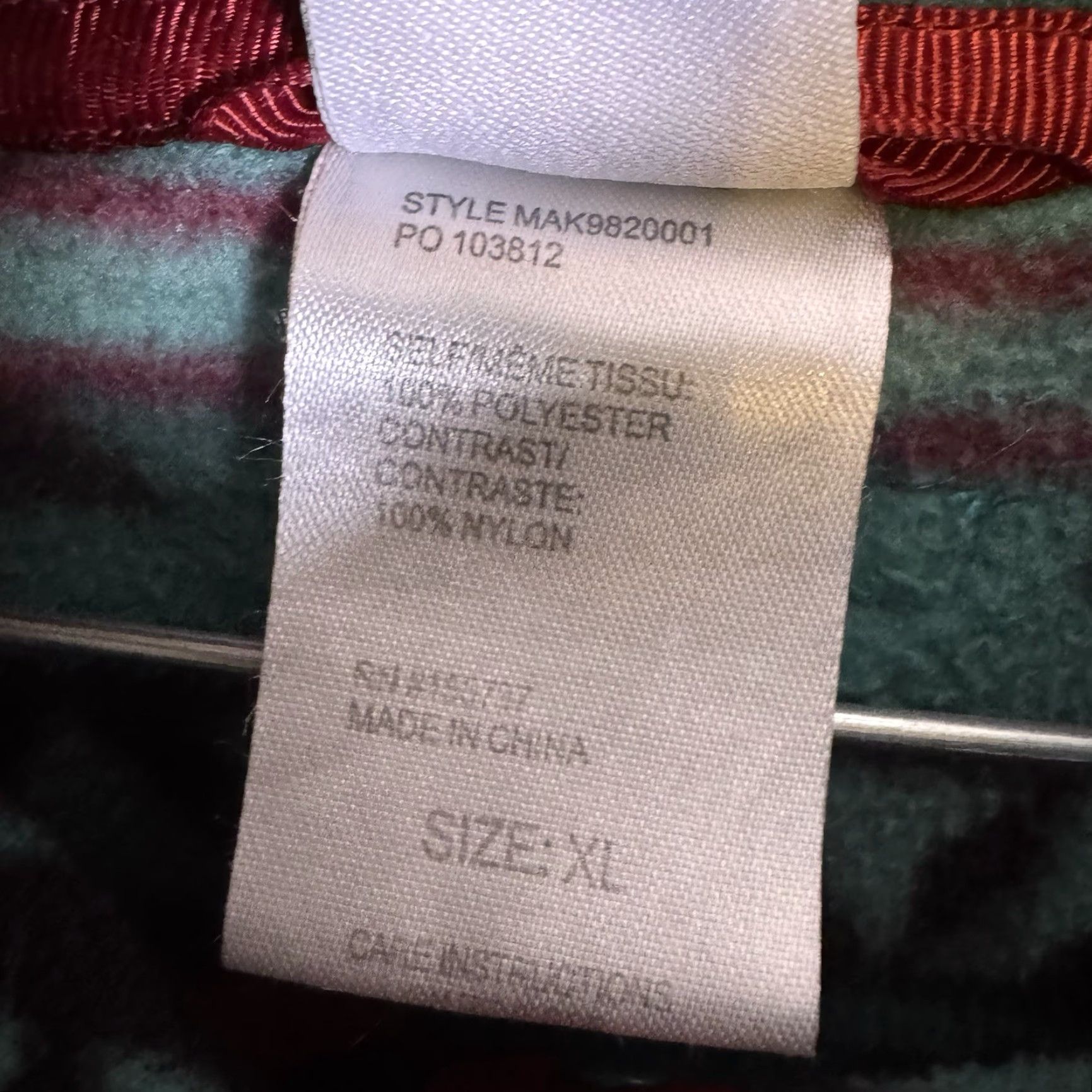 Vintage VINTAGE Cinch Jacket Womens XL Aztec Polar Fleece 1/4 Snap Pullover Sweater Sweatshirt Men/Womens Size XL / US 12-14 / IT 48-50 - 7 Thumbnail