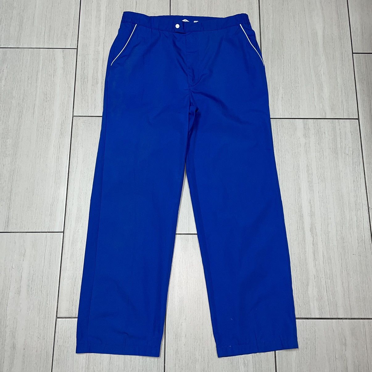 Christian Dior Monsieur Christian Dior Vintage Blue Lounge Pants Size US 36 / EU 52 - 1 Thumbnail