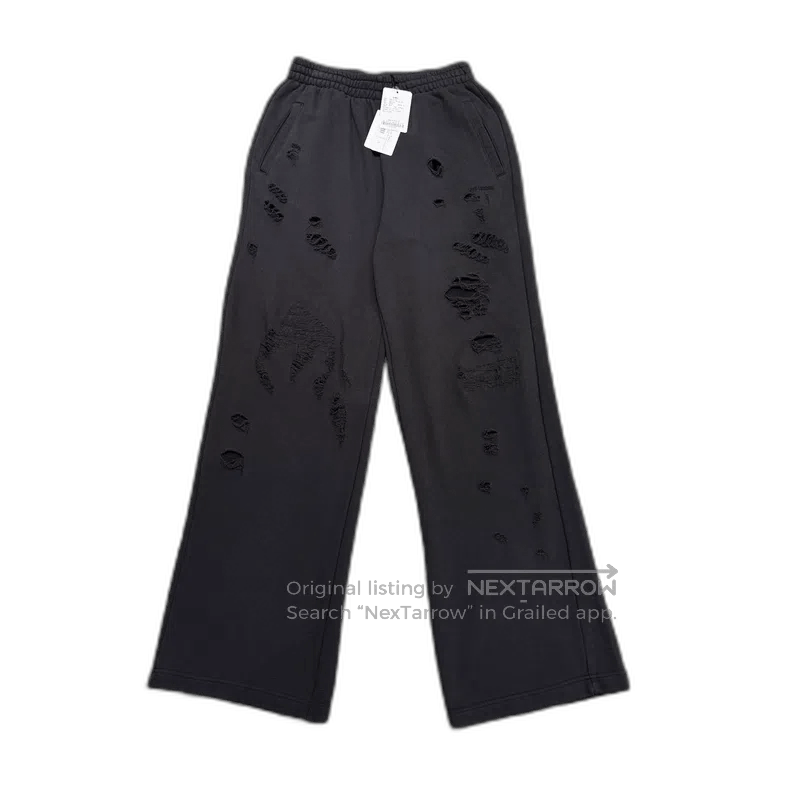 Vetements WE11DONE distressed sport pants. Size US 36 / EU 52 - 1 Thumbnail