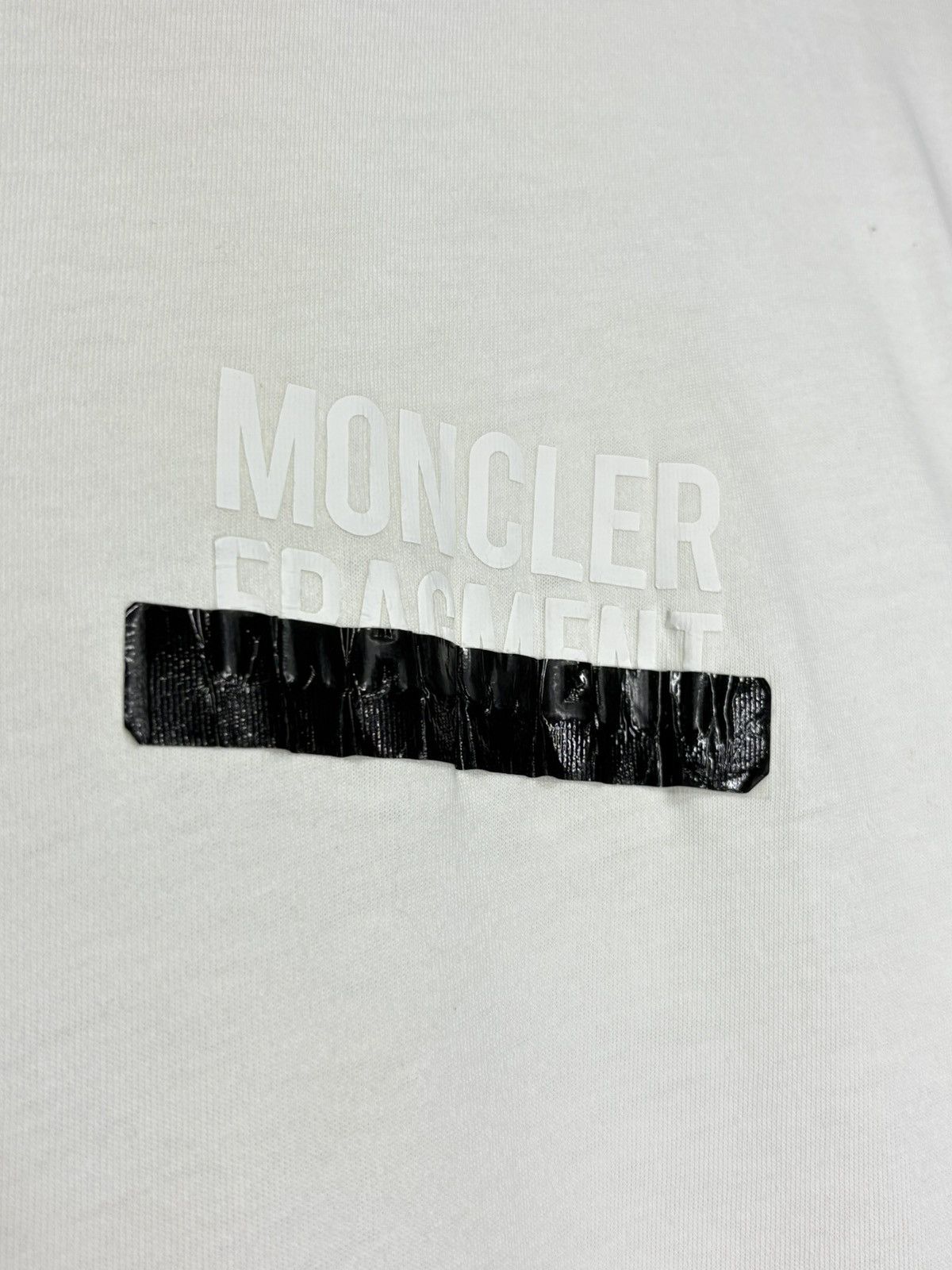 Fragment Design × Moncler Moncler Genius 7 x Fragment Hiroshi Funiwara White T-shirt Size US M / EU 48-50 / 2 - 4 Thumbnail