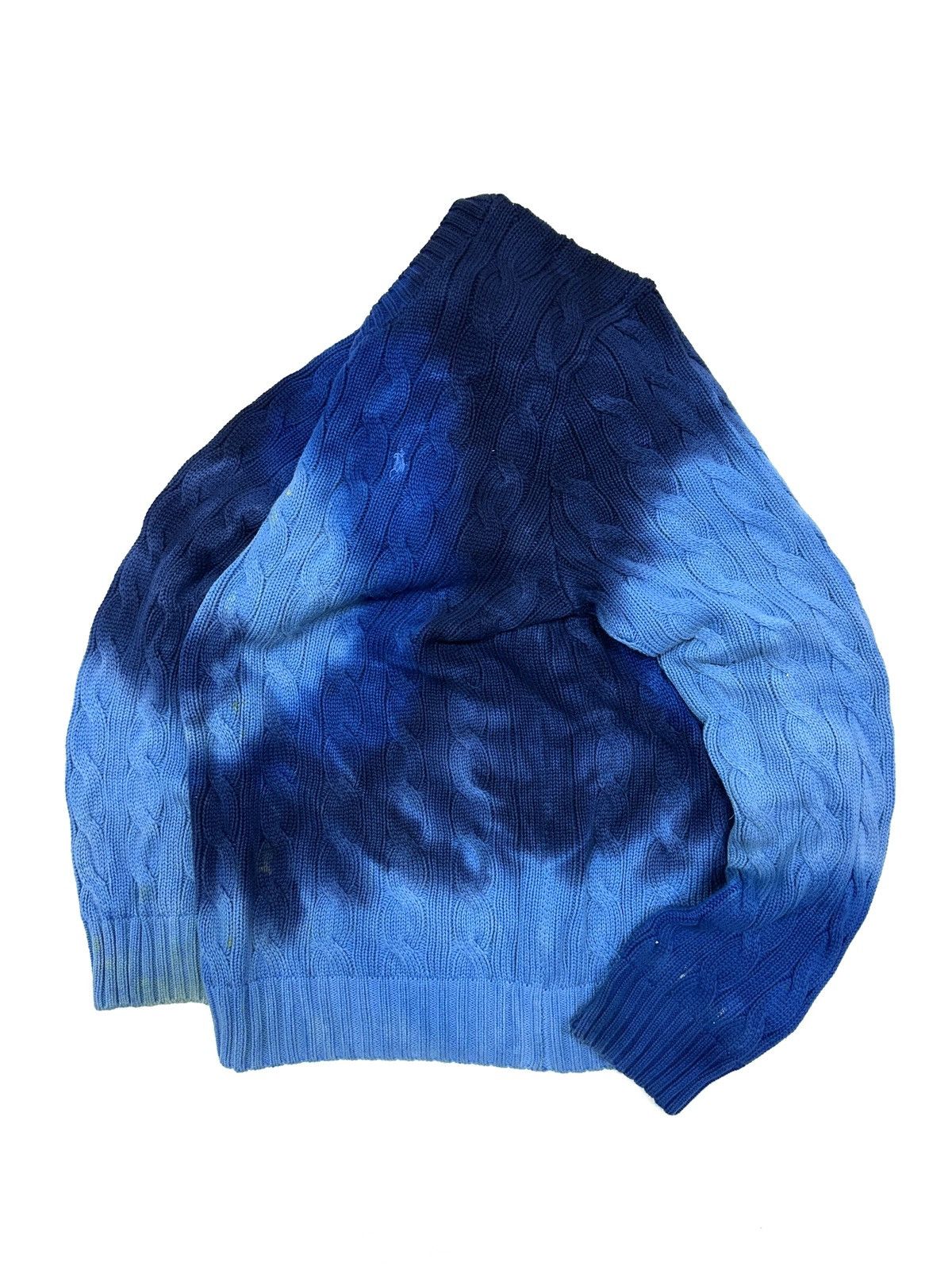 Polo Ralph Lauren Cable Knit Sweater Polo Ralph Lauren Tie Dye Size US XL / EU 56 / 4 - 1 Thumbnail