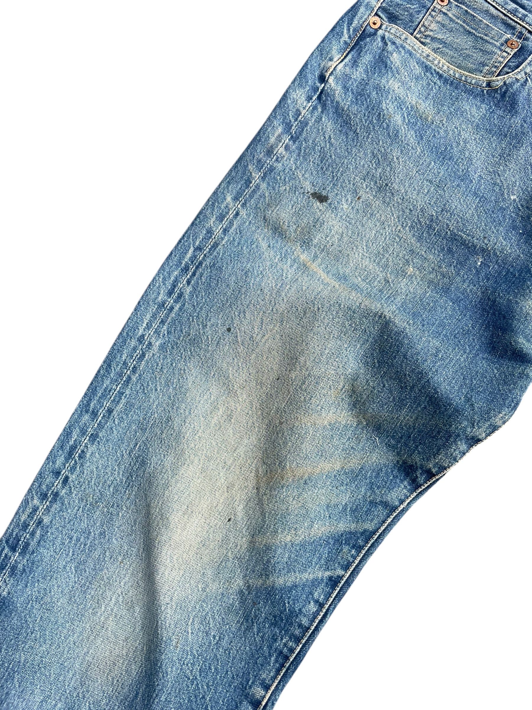 Japanese Brand Vintage Selvedge Dope Drakker Denim Size US 32 / EU 48 - 6 Thumbnail