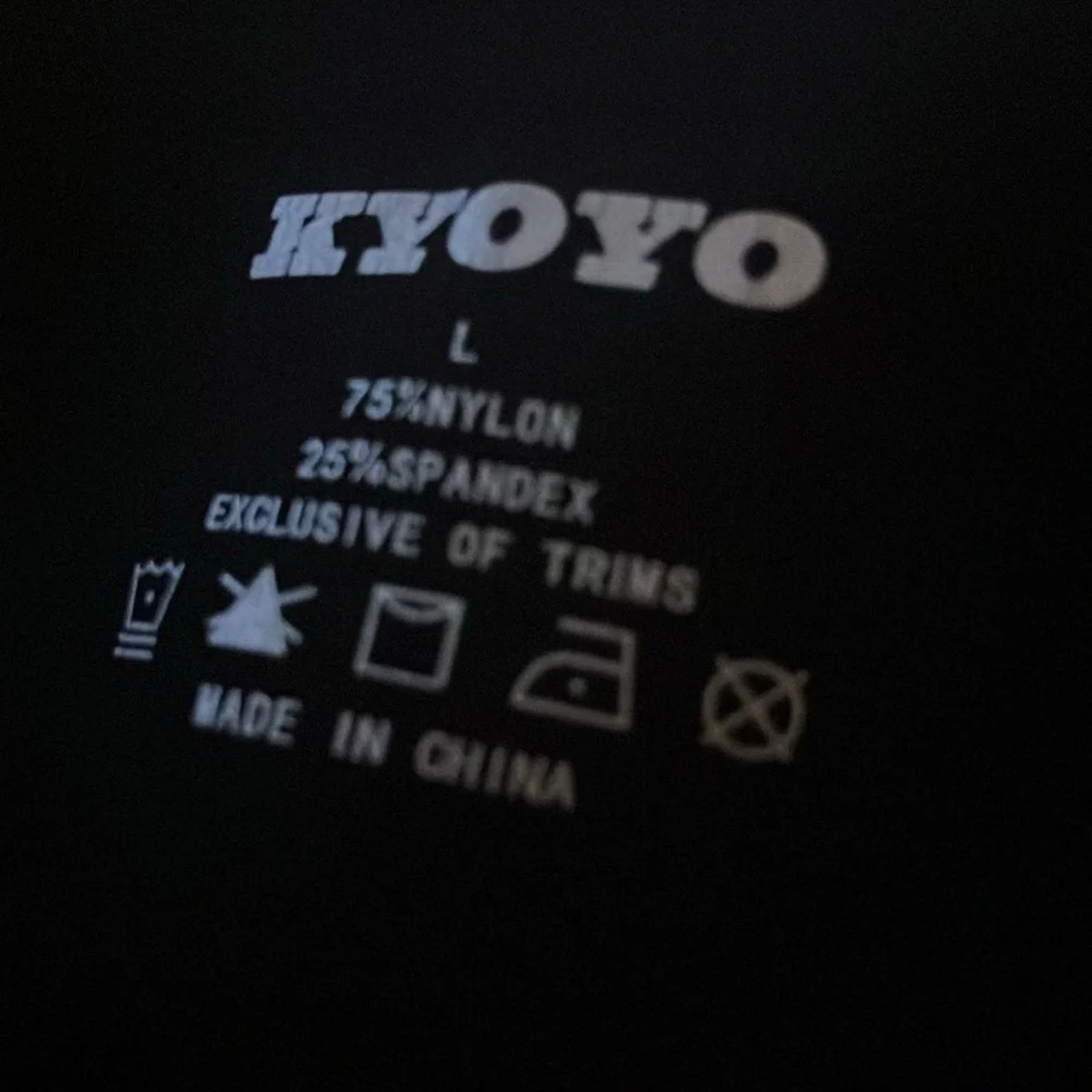 The Unbranded Brand Kyoyo Tummy Control spandex leggings, size Large. Size 36" / US 14 / IT 50 - 4 Thumbnail