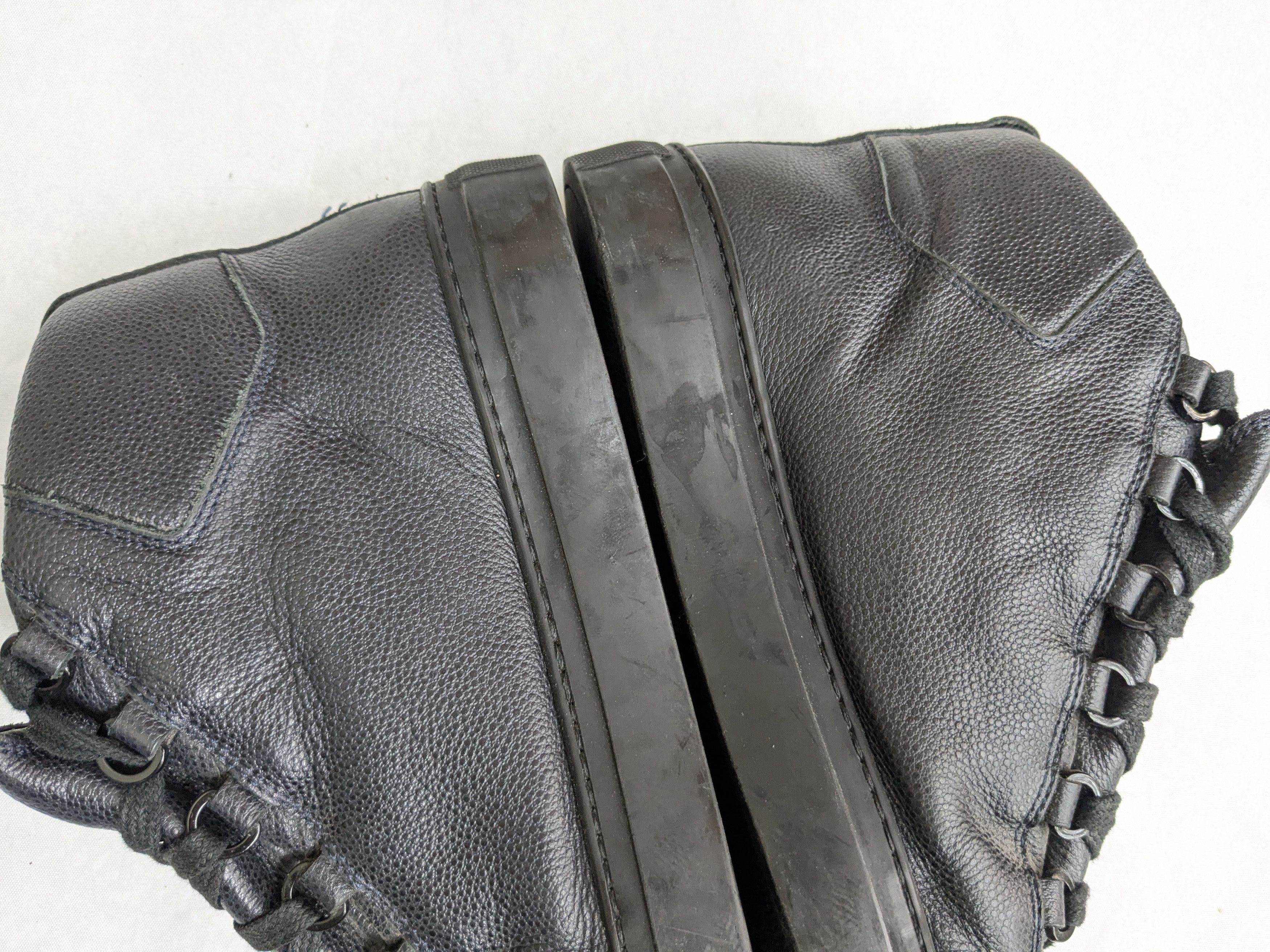 Balenciaga Balenciaga Arena Navy Blue Black 7 40 High Tops Leather Size US 8 / EU 41 - 9 Thumbnail