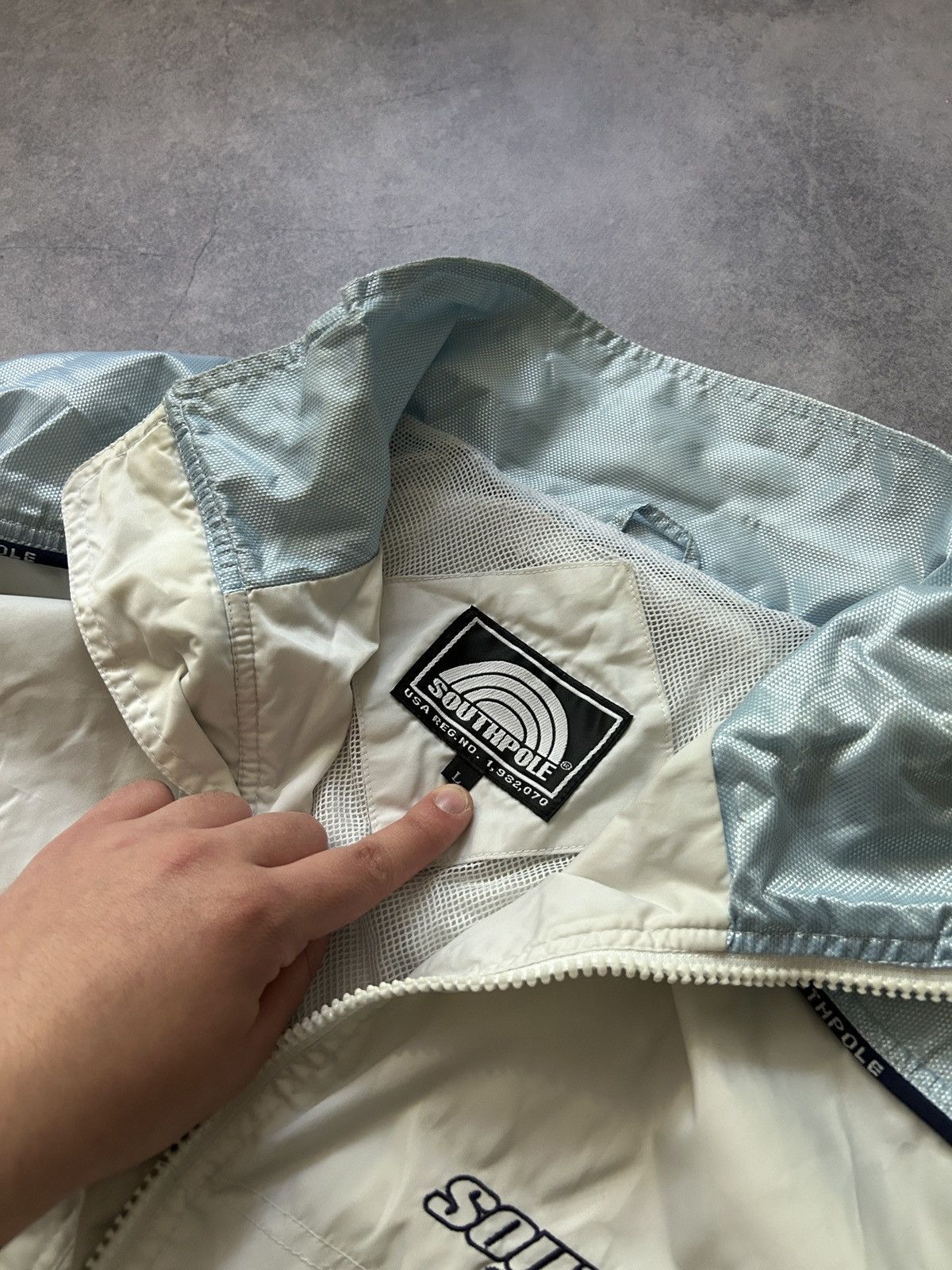 Southpole × Vintage Vintage South Pole Dynamic Equipment big logo rap jacket y2k Size US L / EU 52-54 / 3 - 7 Thumbnail