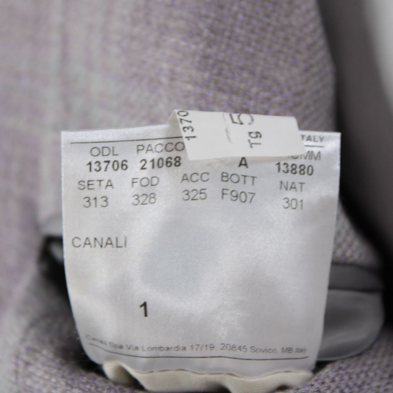 Canali Canali Sport Coat Size 40 Regular US in Purple Size 40R - 9 Thumbnail