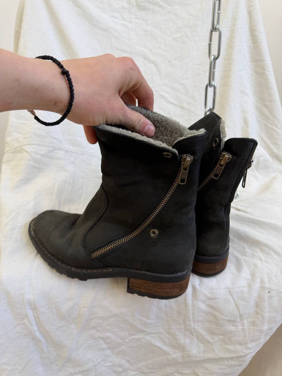 A.S.98 Avant-Garde Leather Suede 14th Addiction Style Ankle Zip Size US 5 / IT 35 - 8 Thumbnail
