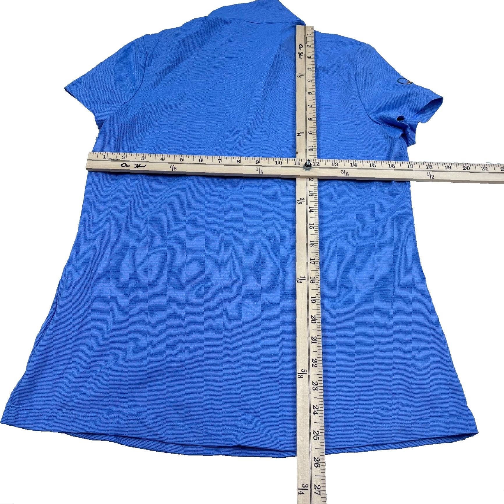 Nike Nike Polo Shirt Women Medium Blue Striped Dri Fit Performance Half Zip Polo Shirt Women Medium Blue Striped Dri Fit Half Zip Nike Size M / US 6-8 / IT 42-44 - 7 Thumbnail
