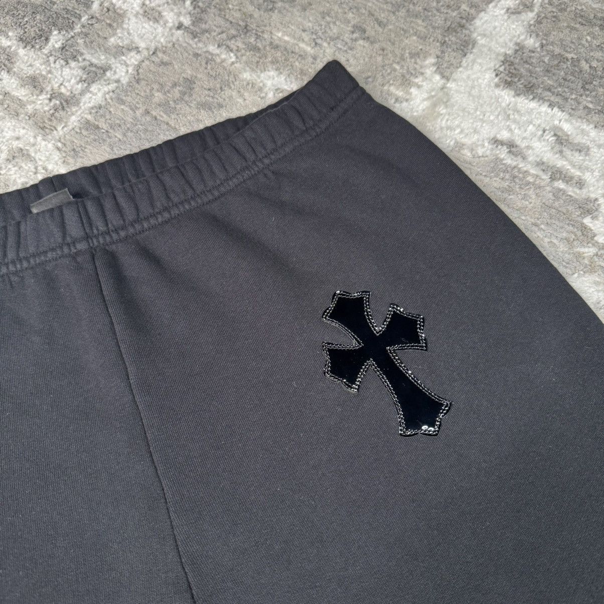 Chrome Hearts Leather Cross patch sweatpants Size US 32 / EU 48 - 5 Thumbnail