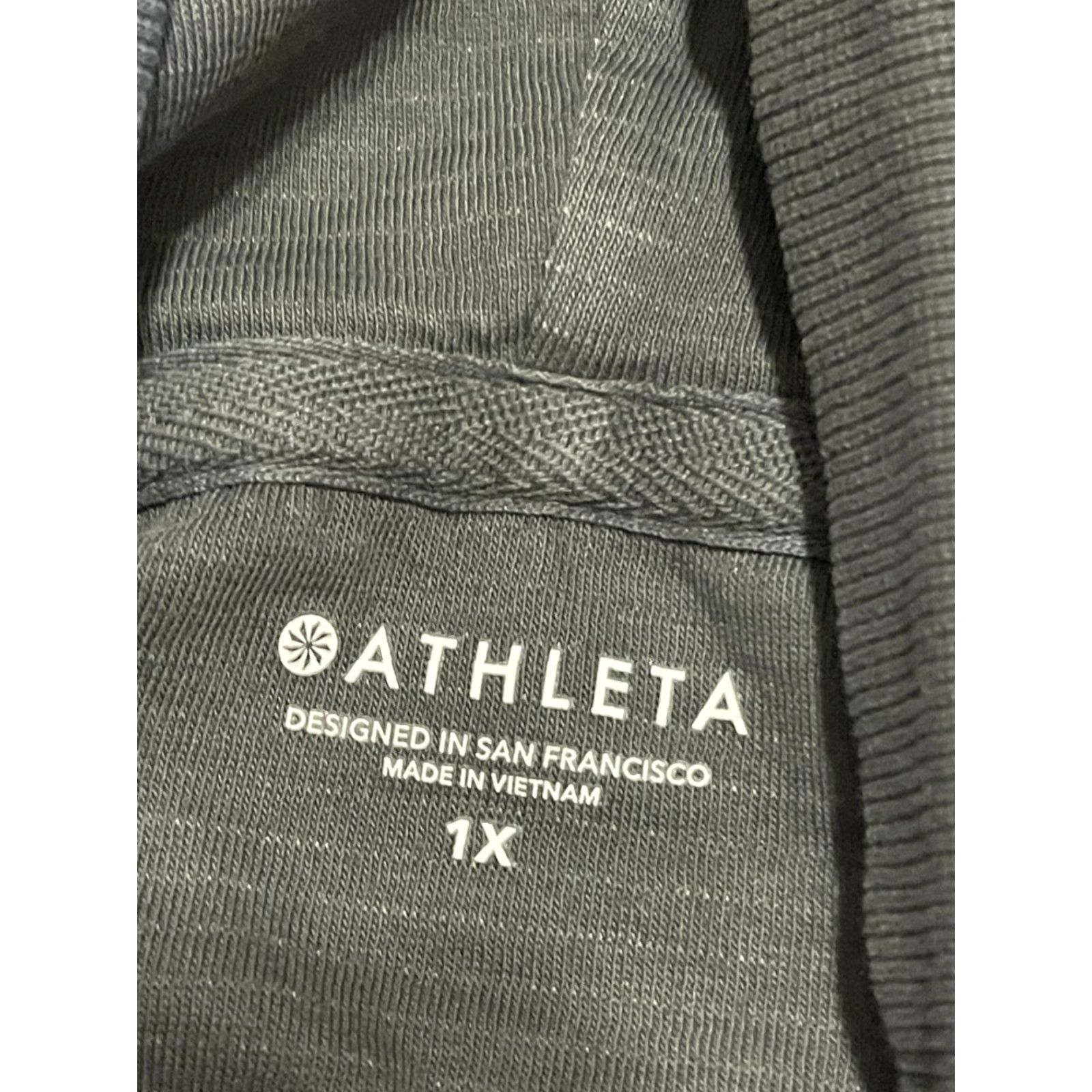 Athleta Athleta Hoodie Women’s Plus Size 1X Black Pullover Drawstring Long Sleeve Casual Modern 1X Womens Hoodie Size XL / US 12-14 / IT 48-50 - 5 Thumbnail