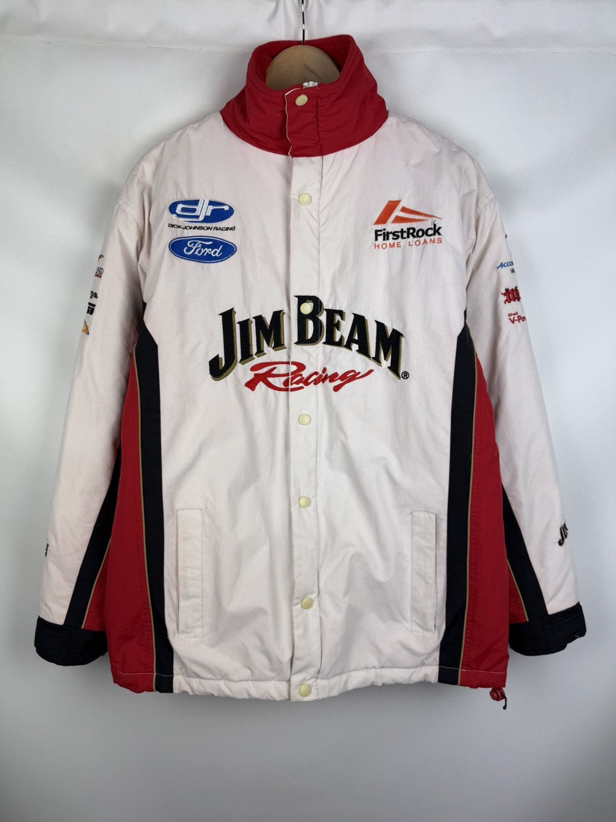 Vintage Jim Beam Vintage Men’s Racing Jacket Size Xs Size US XS / EU 42 / 0 - 1 Thumbnail