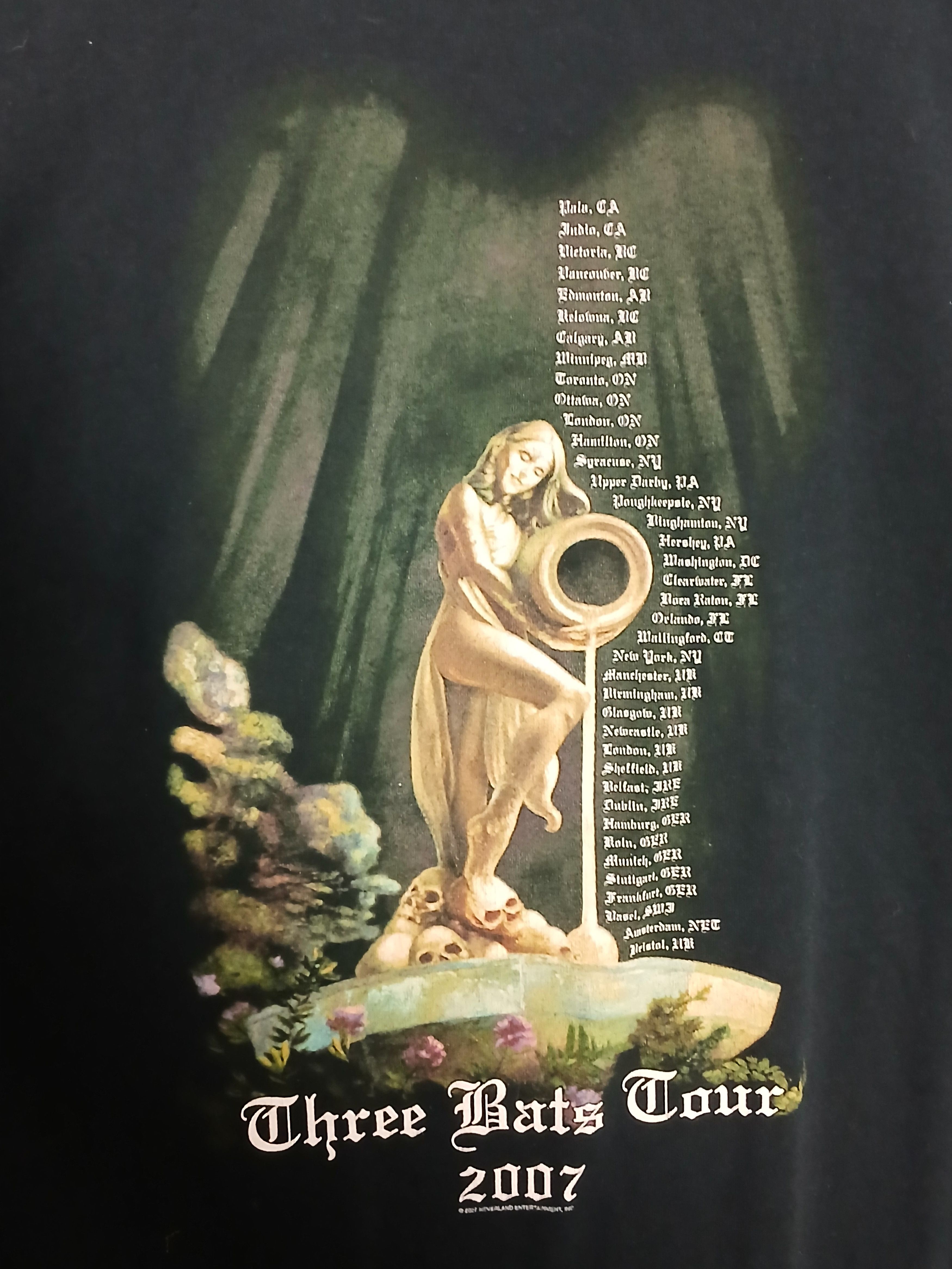 Band Tees × Vintage Vintage Meat Loaf Three Bats Tour 2007 T-Shirt Size US XL / EU 56 / 4 - 4 Thumbnail