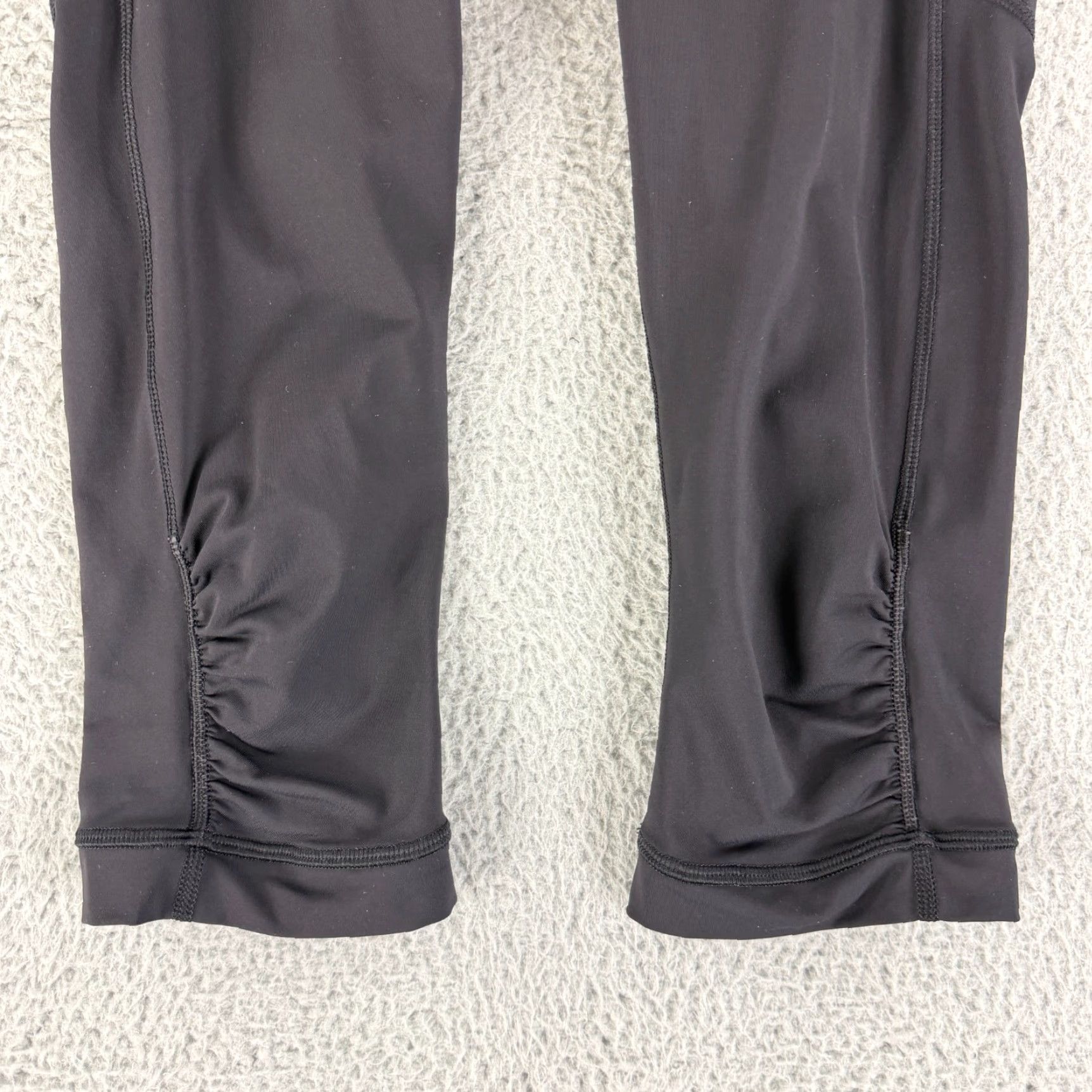 Lululemon Lululemon Run Reflect Crop Leggings Womens Size 8 Black Pink Side Zippers Yoga Size 30" / US 8 / IT 44 - 5 Thumbnail