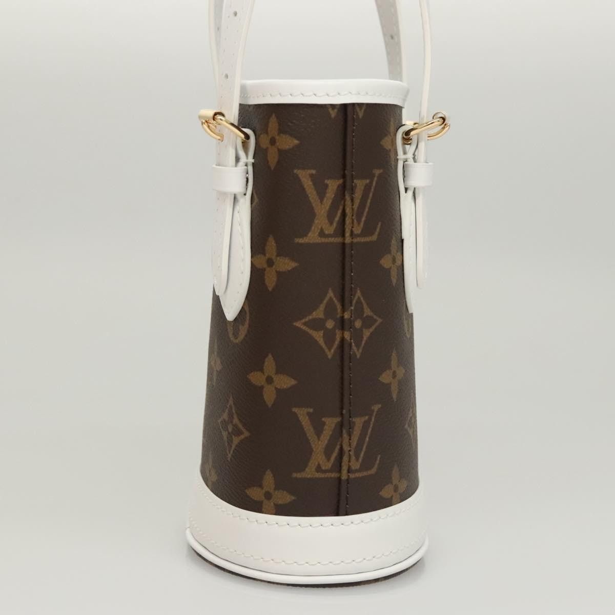 Louis Vuitton LOUIS VUITTON Monogram Nano Bucket Shoulder Bag M81489 Size ONE SIZE - 3 Thumbnail