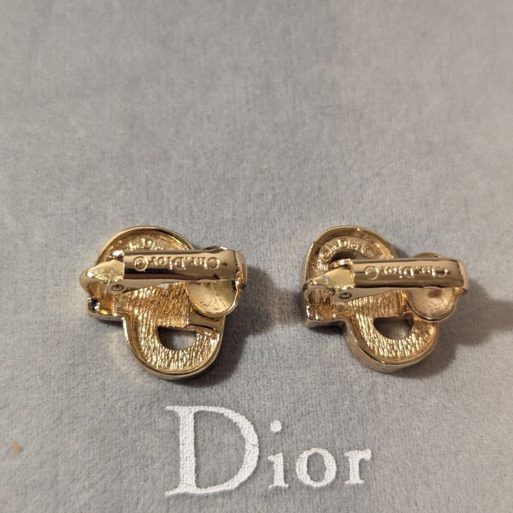 Dior Christian Dior Gold earrings Size ONE SIZE - 3 Thumbnail