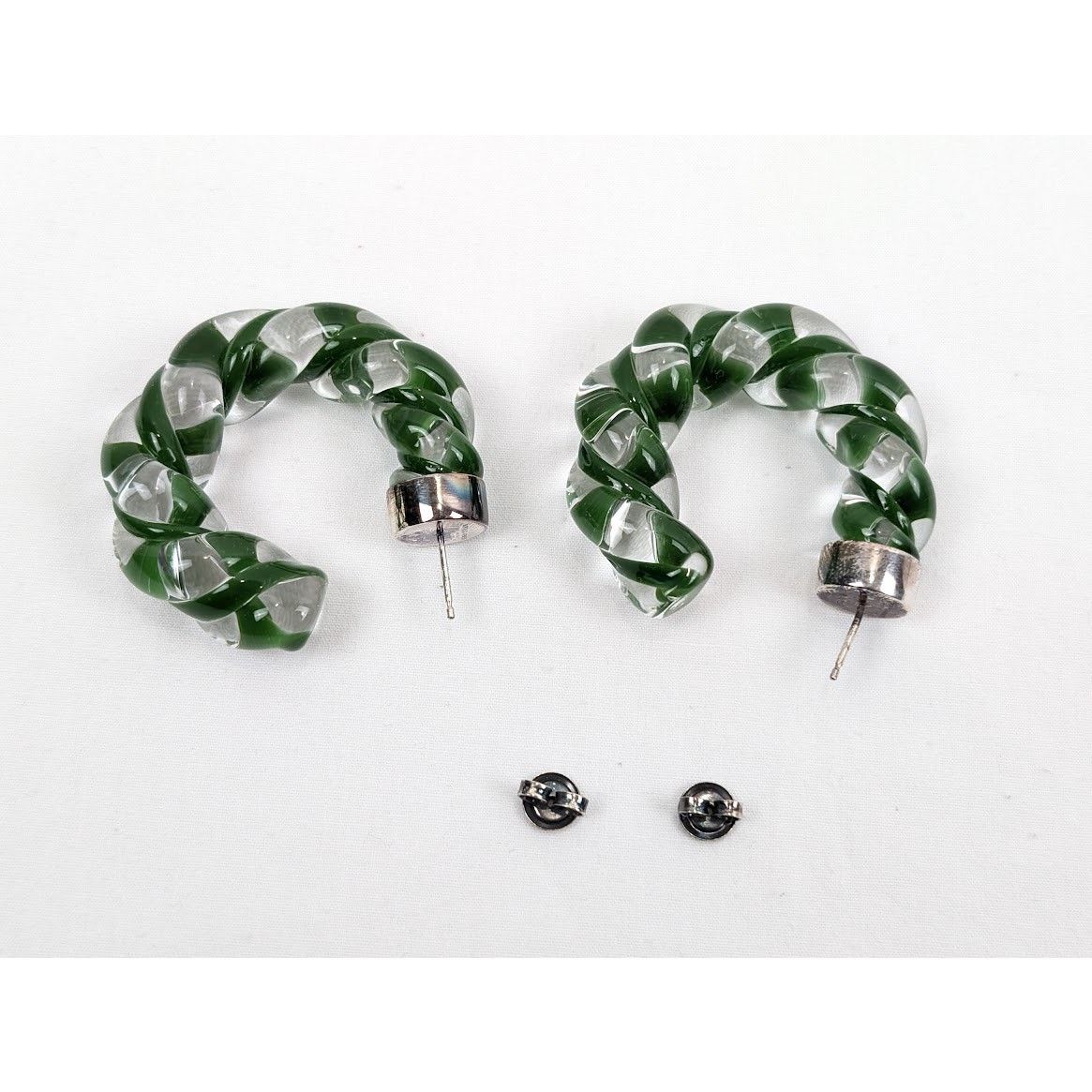 Bottega Veneta o1rshd1 Size: OS / Women's Sterling Silver/Glass Earrings Size ONE SIZE - 8 Thumbnail