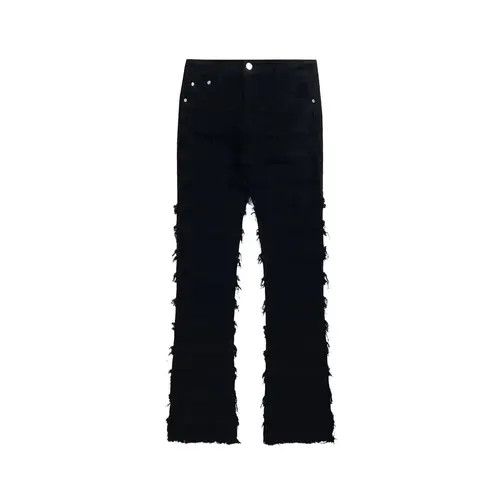 Japanese Brand × Jean Black Stacked Jeans Size US 28 / EU 44 - 2 Thumbnail