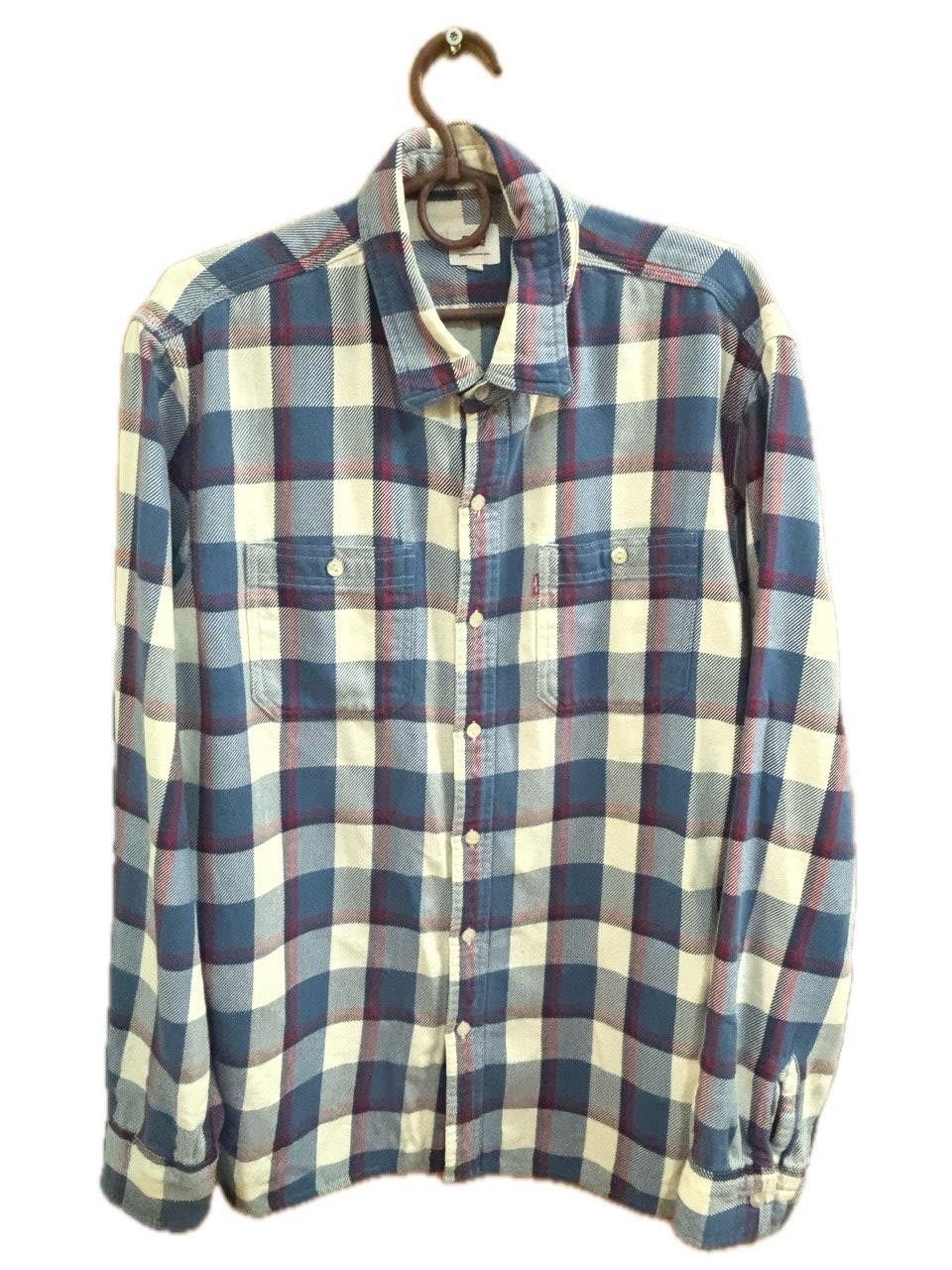 Levi's Levi's Vintage blue checkered shirt size L Size US L / EU 52-54 / 3 - 3 Thumbnail