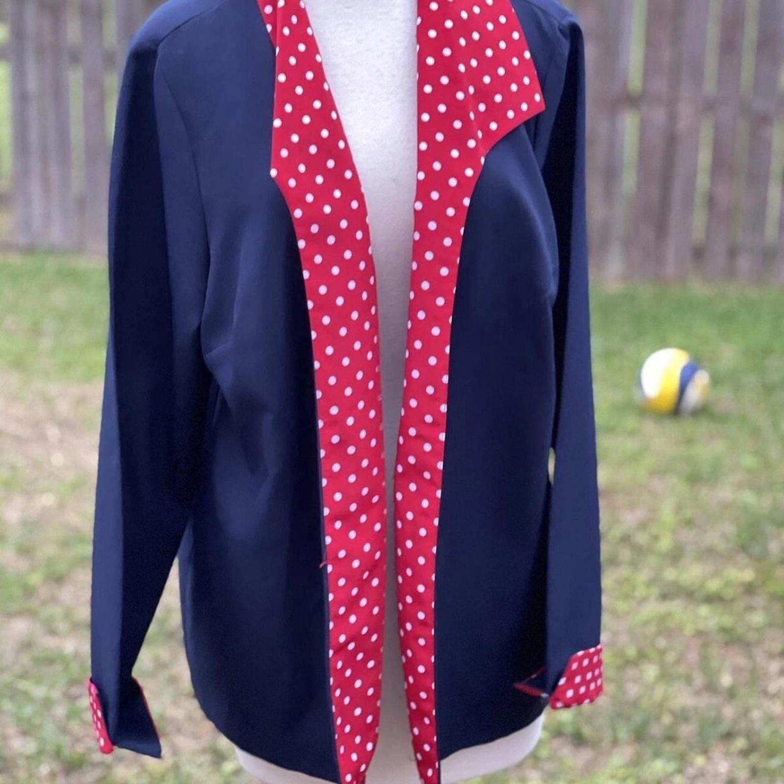 Other Anthony Richards Blazer Size Medium To Xl Polka Dots Color Size XL / US 12-14 / IT 48-50 - 1 Thumbnail