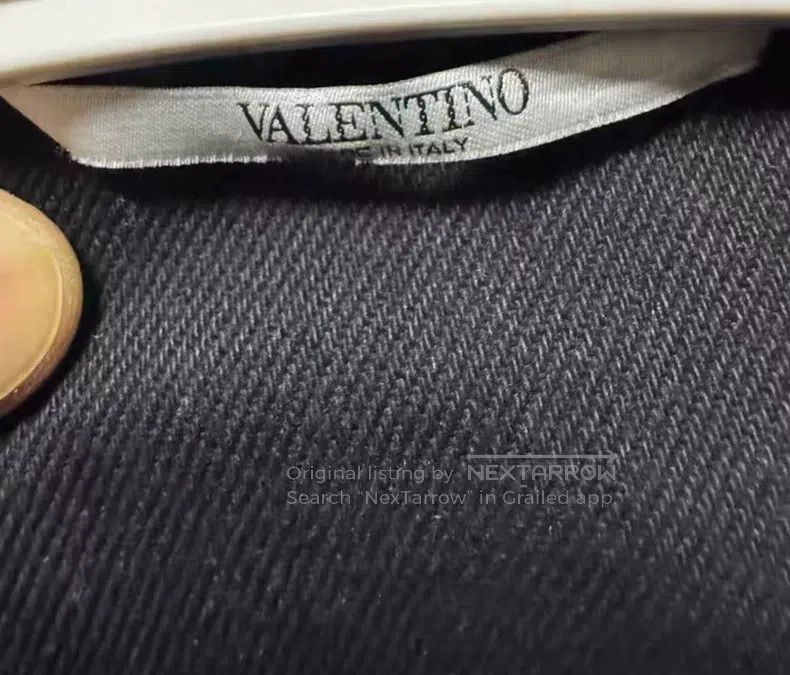 Valentino Valentino Logo denim jacket Size US M / EU 48-50 / 2 - 4 Thumbnail
