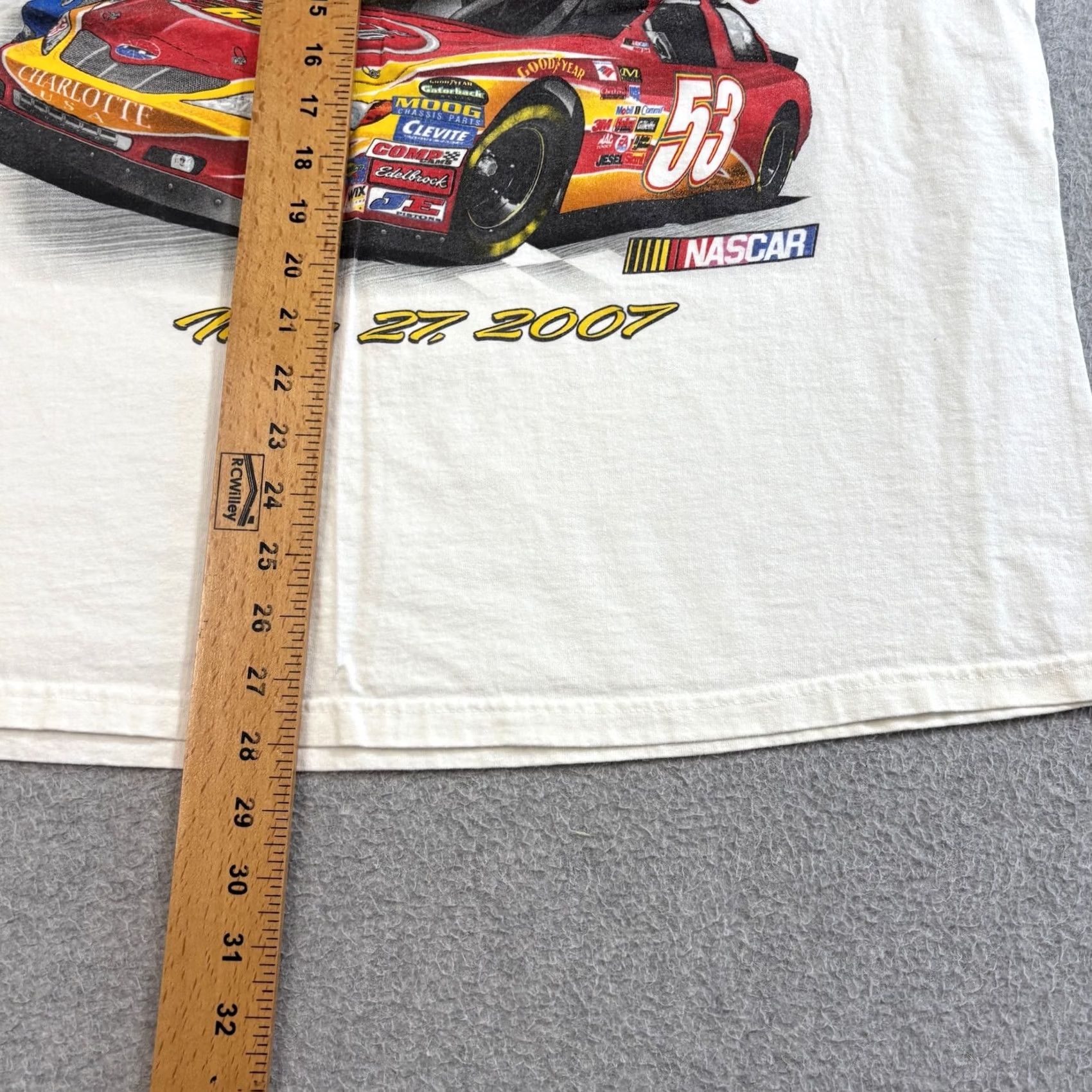 Fruit Of The Loom Vintage Coca-Cola 600 NASCAR Shirt Men 2XL Racing Graphic 2007 Tee Y2K Charlotte Size US XXL / EU 58 / 5 - 5 Thumbnail