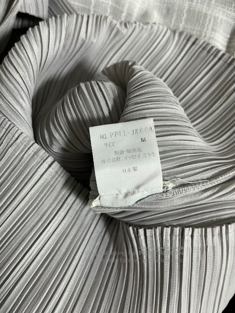 Issey Miyake Issey Miyake Gray Ruffled Turtleneck Top Size M / US 6-8 / IT 42-44 - 4 Thumbnail