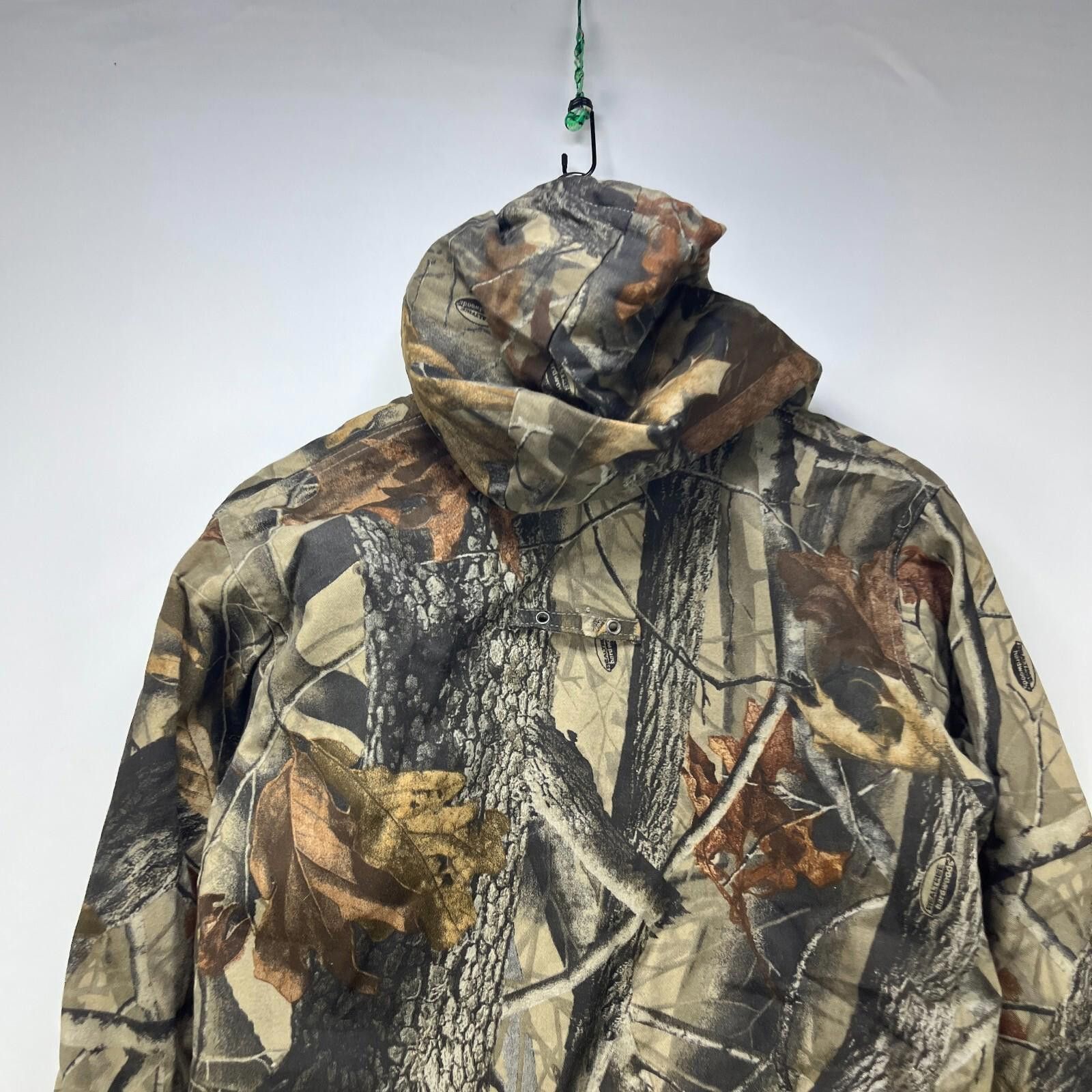 Vintage Vintage Real Tree Camo Hooded Zip Up Insulated Jacket Small Size US S / EU 44-46 / 1 - 12 Thumbnail