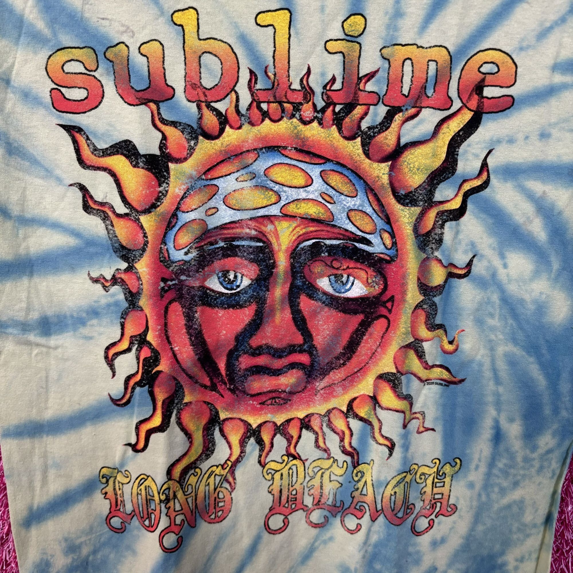 Sublime Sublime Swirl tiedye Sun Logo Rock Tee size small Size US S / EU 44-46 / 1 - 2 Thumbnail