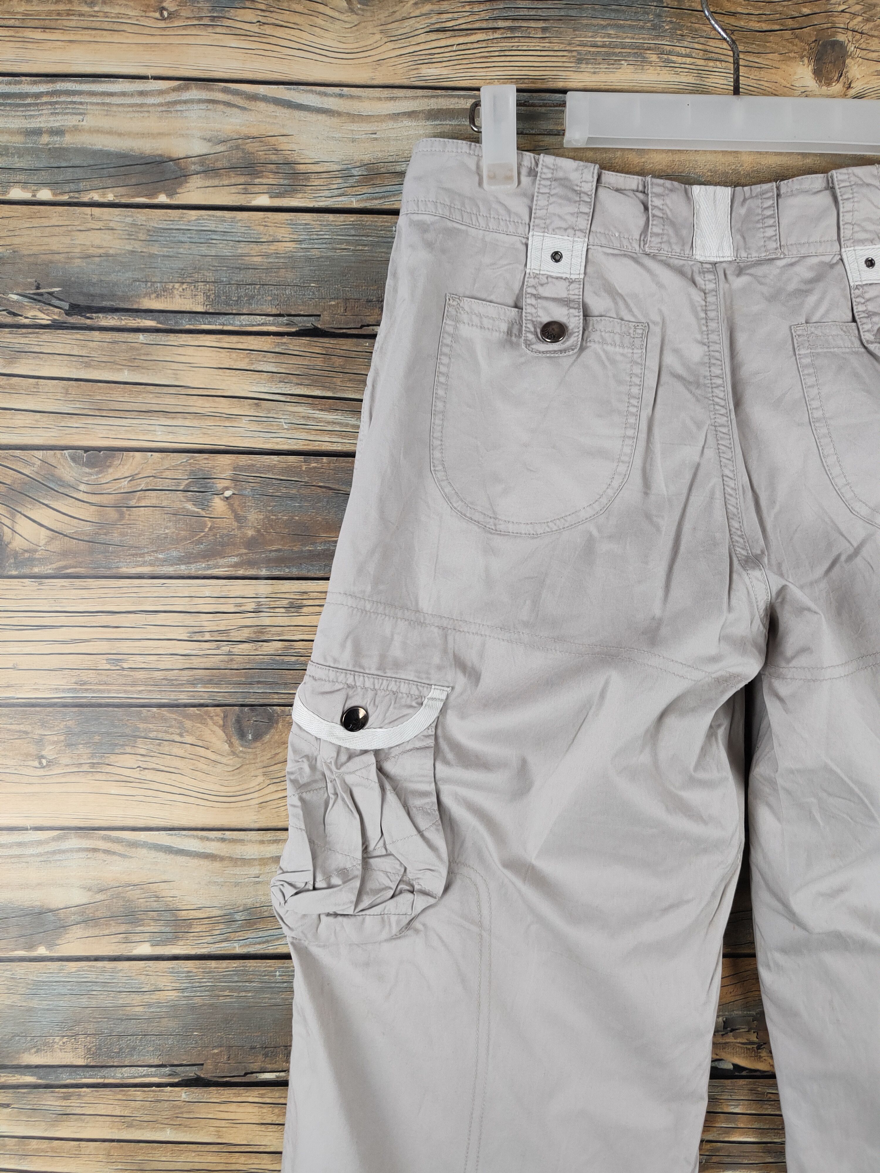 Japanese Brand DL Jnb Gray Multipocket Tactical Cargo Pants #1337 Size 30" / US 8 / IT 44 - 8 Thumbnail