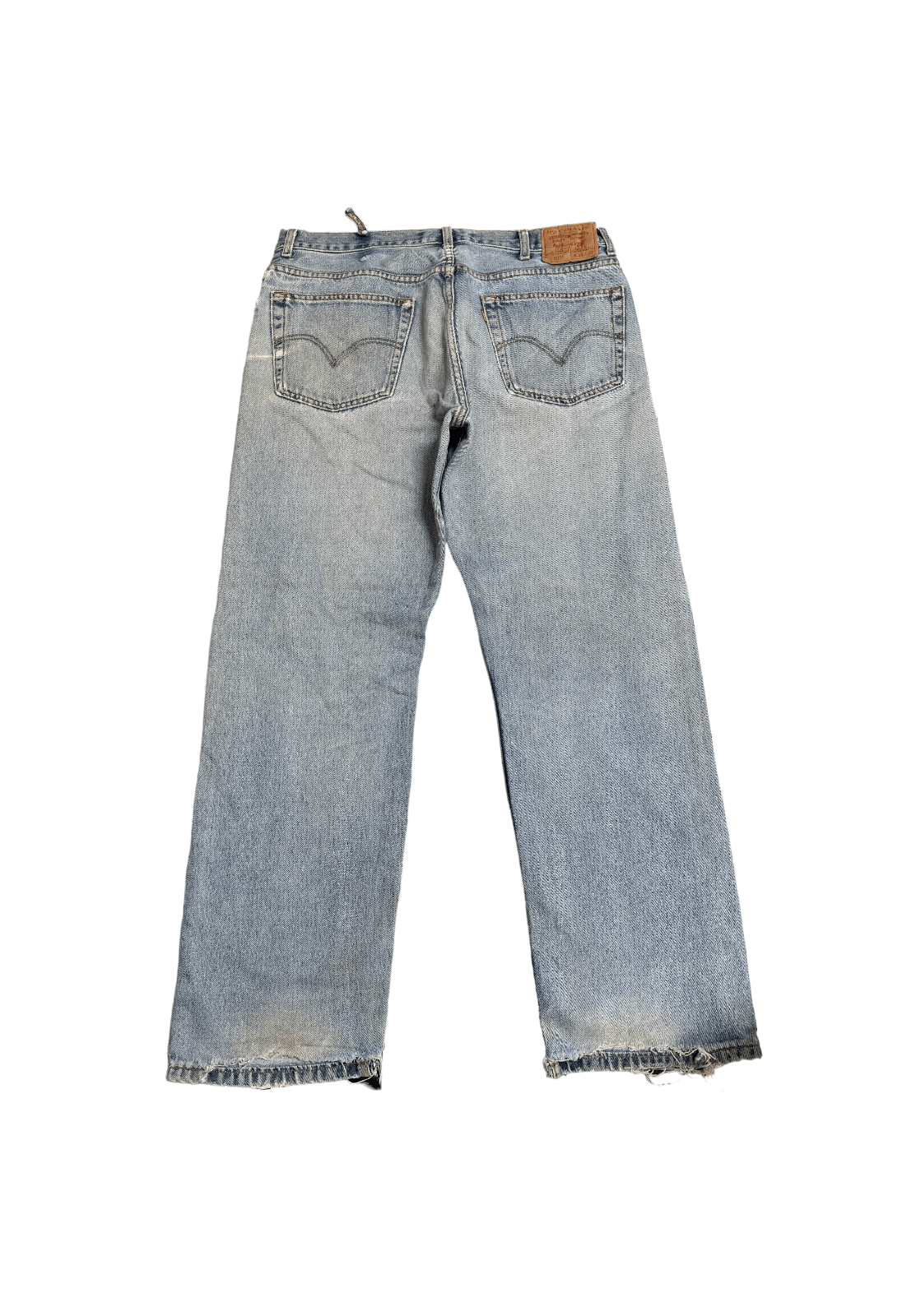 Levi's Vintage Levis 505 Regular fit Distressed Jeans - L33 Size US 39 - 2 Thumbnail