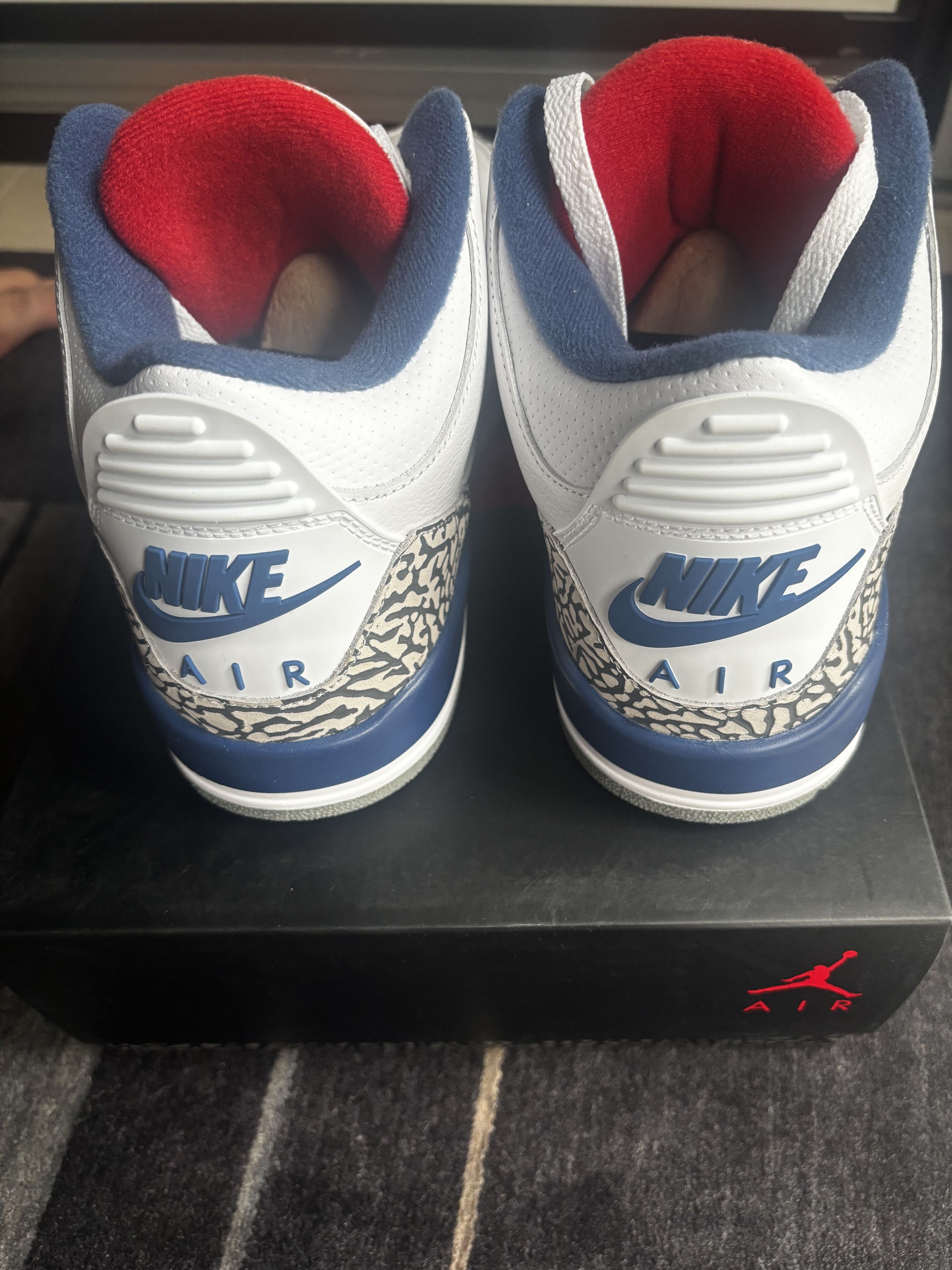 Jordan Brand Nike Air Jordan 3 Retro True Blue 2016 US10.5/EU44.5 Size US 10.5 / EU 43-44 - 7 Thumbnail