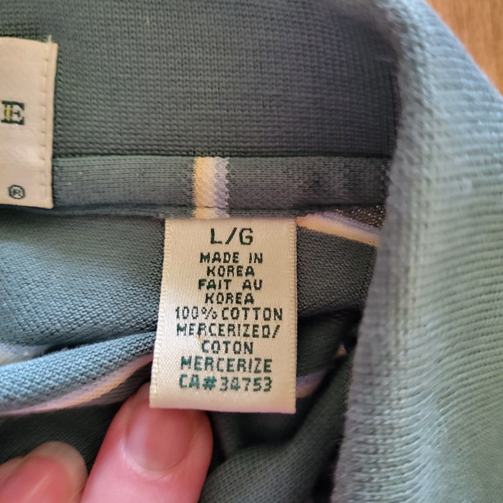 Vintage VINTAGE? No — Fairway & Greene Polo Shirt Mens L Green White Striped, Fairway Sol Aruba, Golf Size US L / EU 52-54 / 3 - 6 Thumbnail