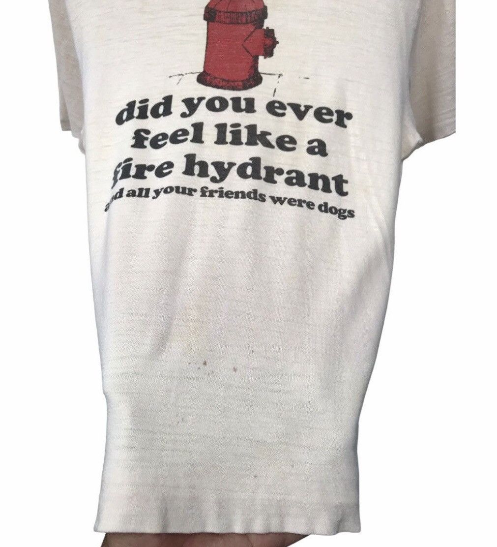 Warehouse Warehouse Japan did you ever feel like a fire hydrant shirt Size US M / EU 48-50 / 2 - 7 Thumbnail
