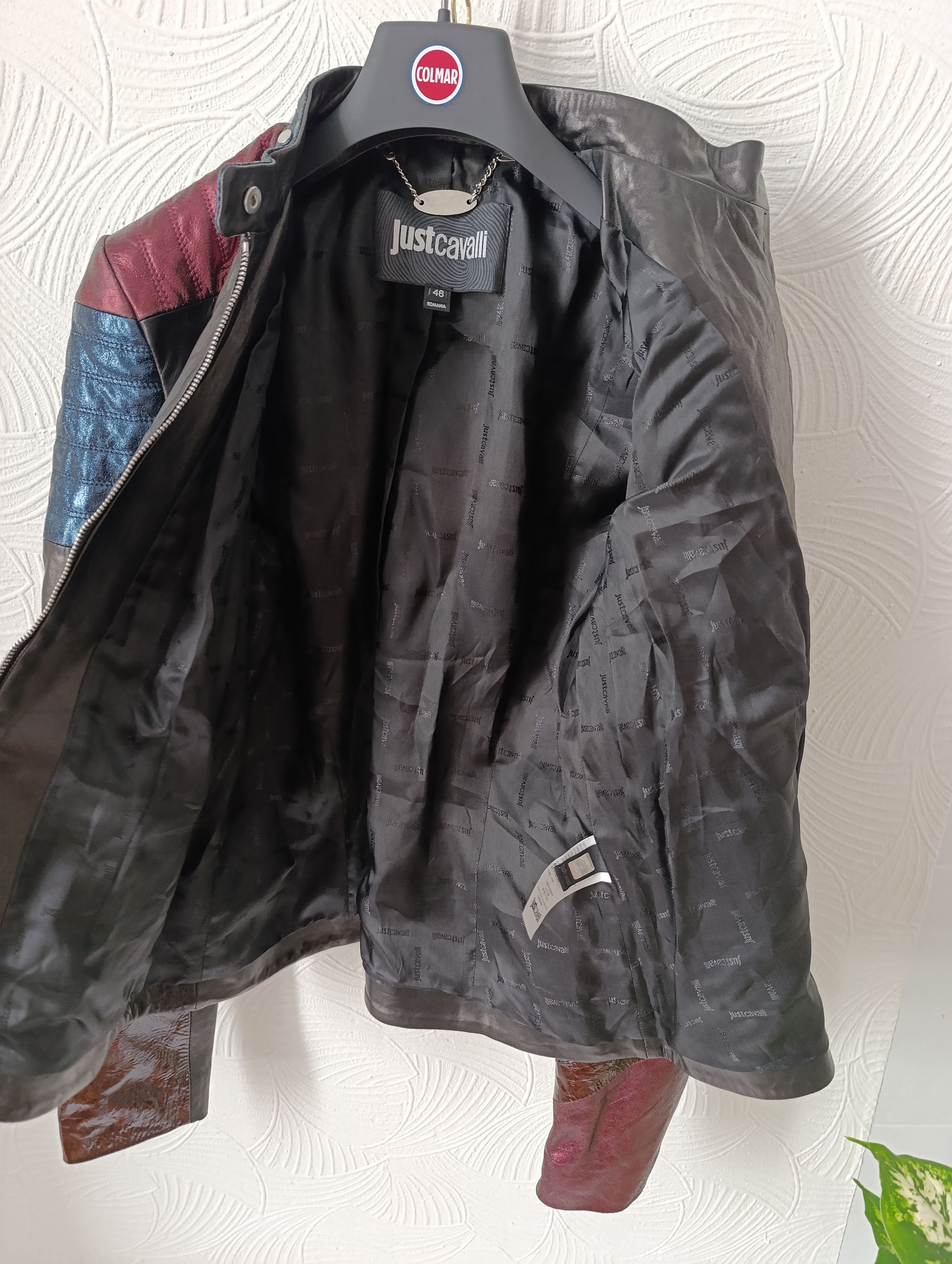 Just Cavalli JUST ROBERTO CAVALLI COUTURE 2013 LEATHER BIKER JACKET Size XL / US 12-14 / IT 48-50 - 17 Thumbnail