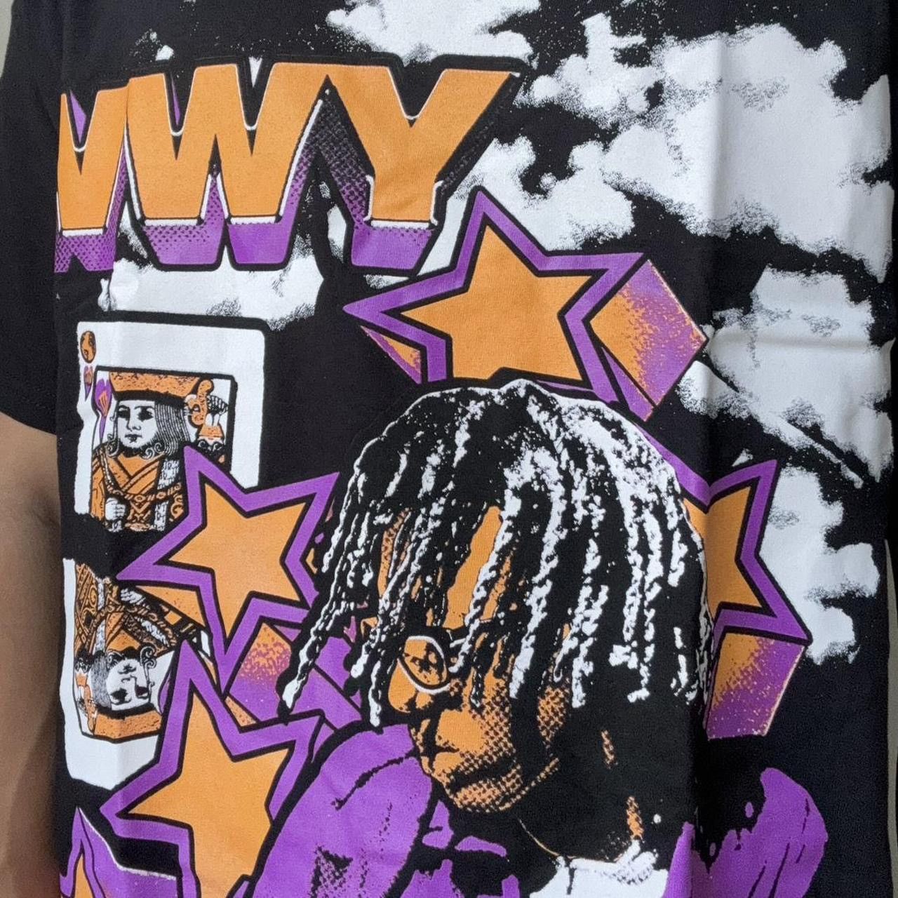 Band Tees × Rap Tees × Worldwide Youth World Wide Youth x Lil Tecca Graphics Black Tee Shirt Size US XL / EU 56 / 4 - 4 Thumbnail